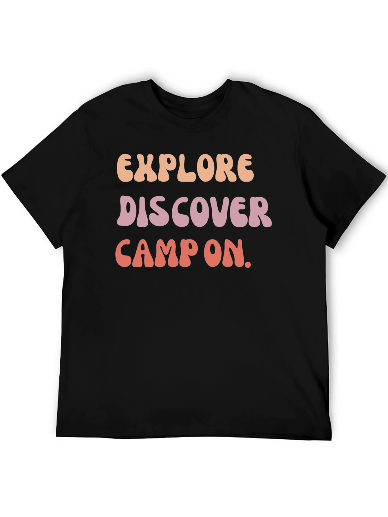 Explore Discover Camp On Graphic Tee