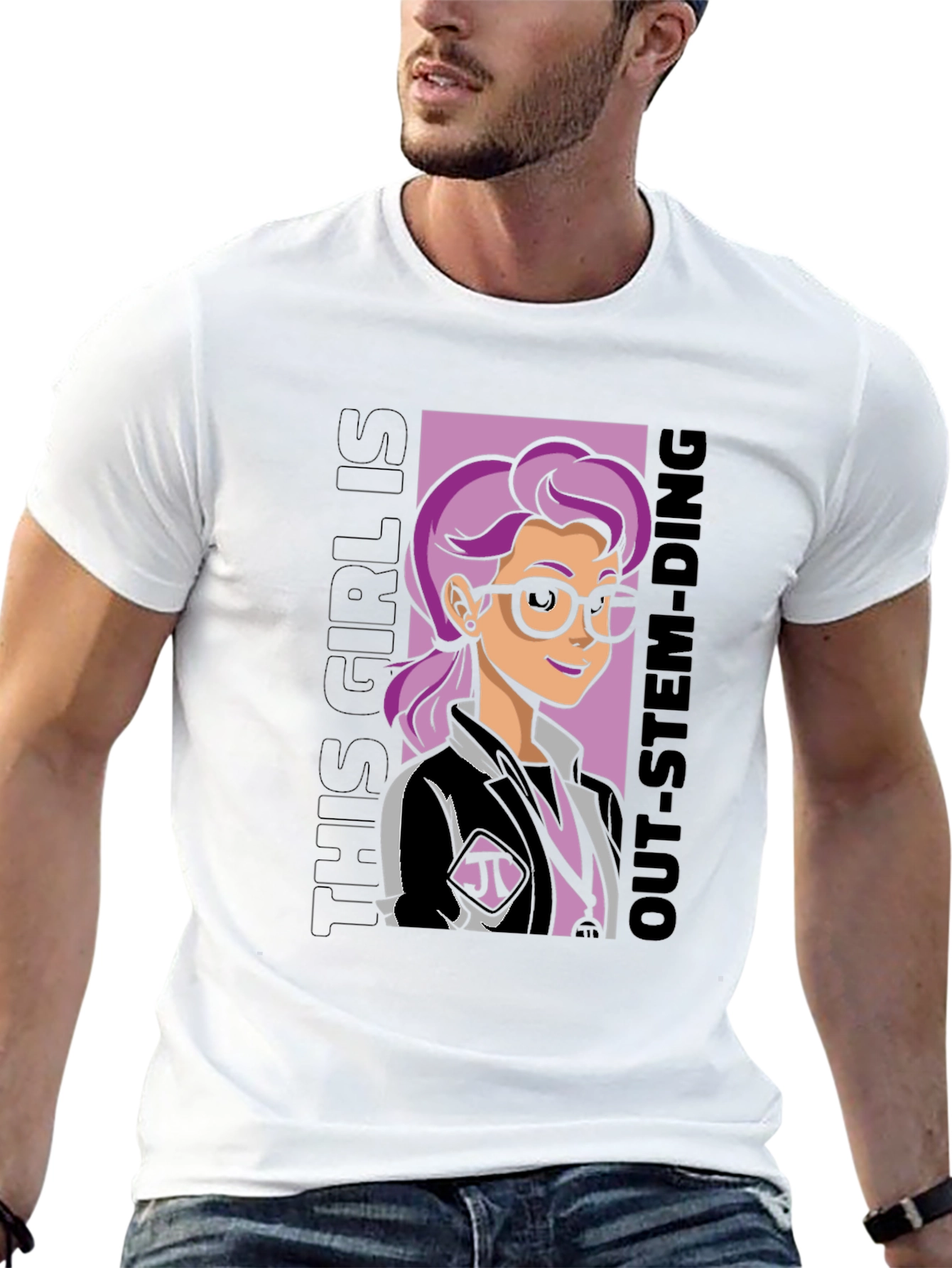 Out-STEM-Ding Girl T-Shirt