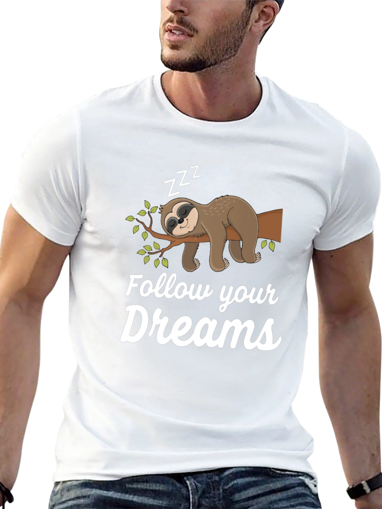 Dreamy Sloth Tee - Follow Your Dreams