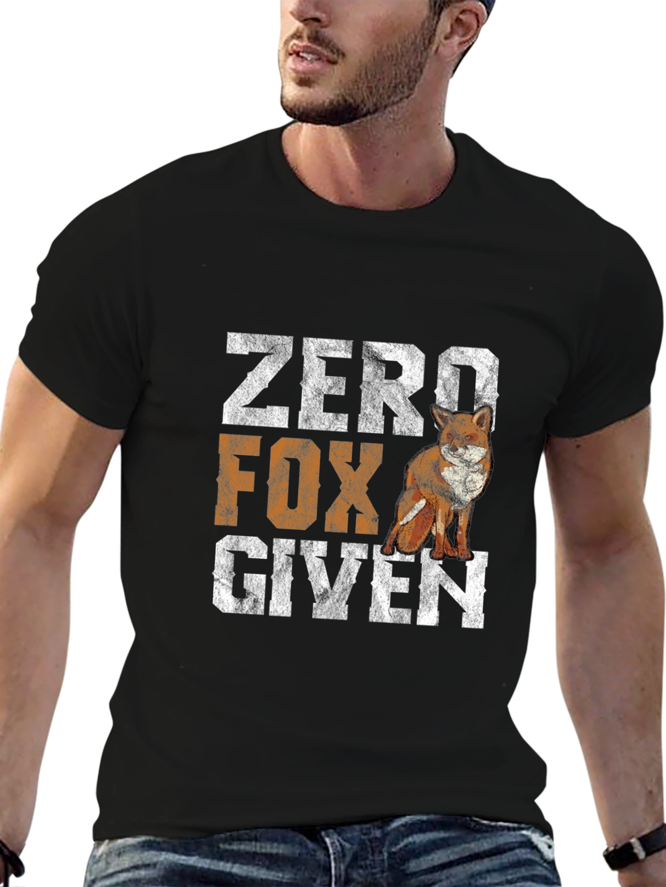 Zero Fox Given Graphic T-Shirt - Funny Animal Tee