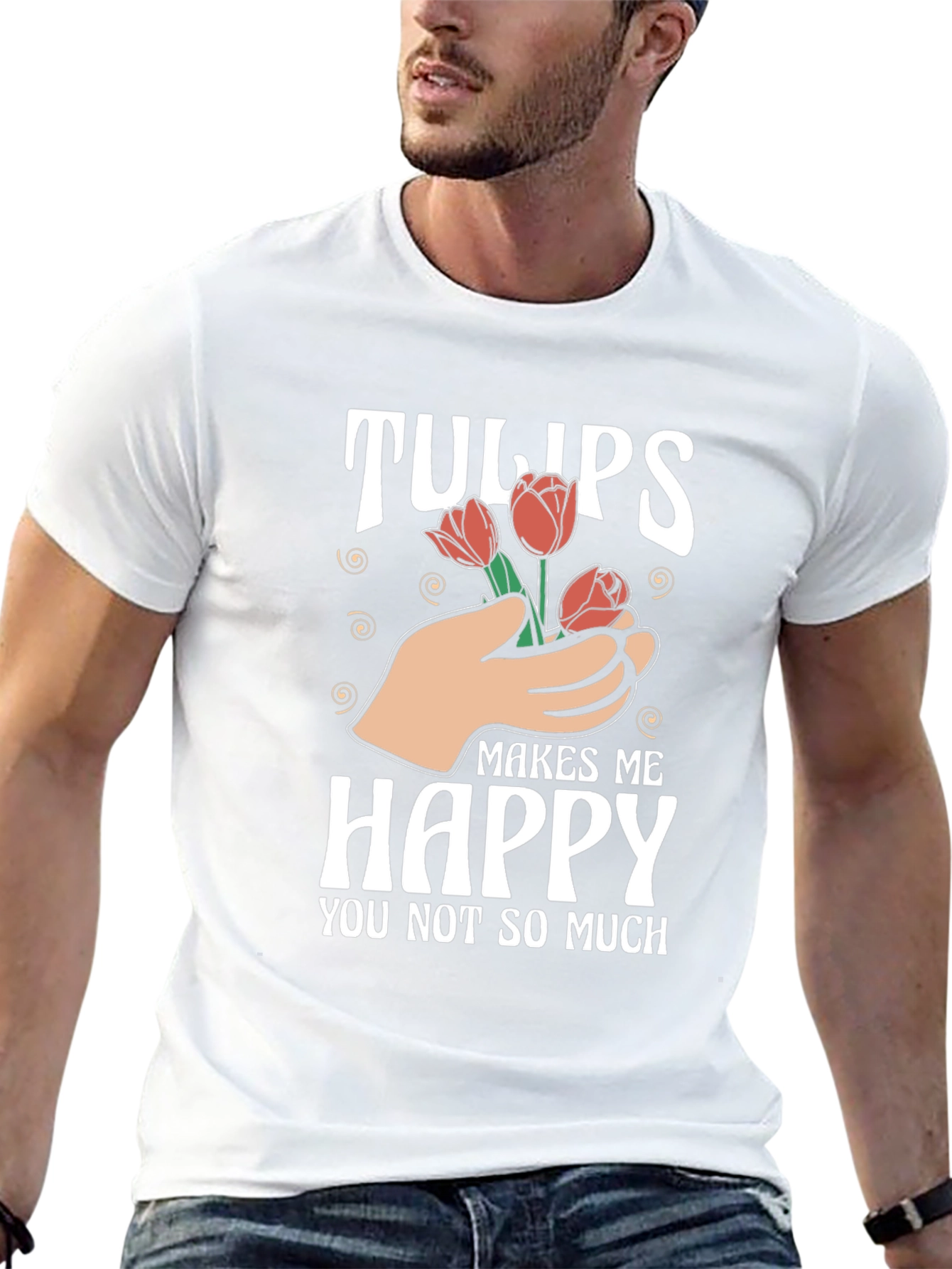 Tulips Makes Me Happy T-Shirt