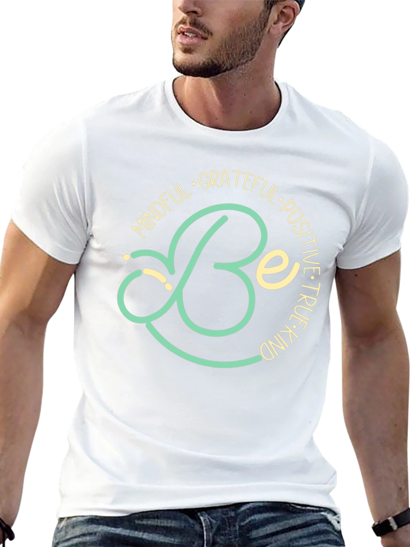 Mindful Be Grateful Positive True Kind T-Shirt