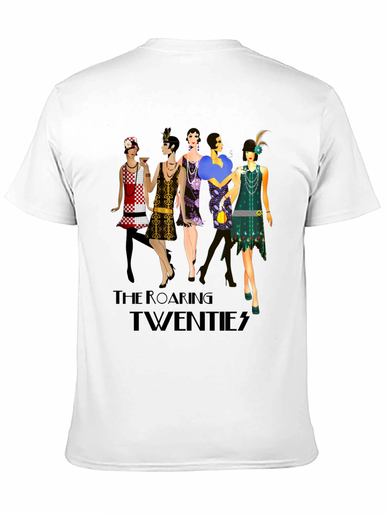 Roaring Twenties Graphic Tee - Retro Style