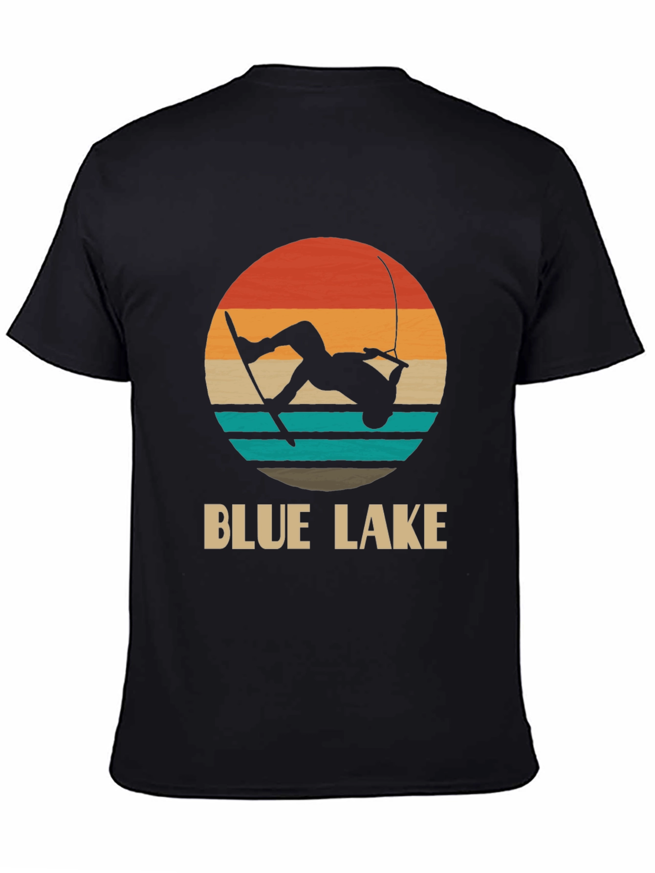 Blue Lake Wakeboarder Graphic Tee