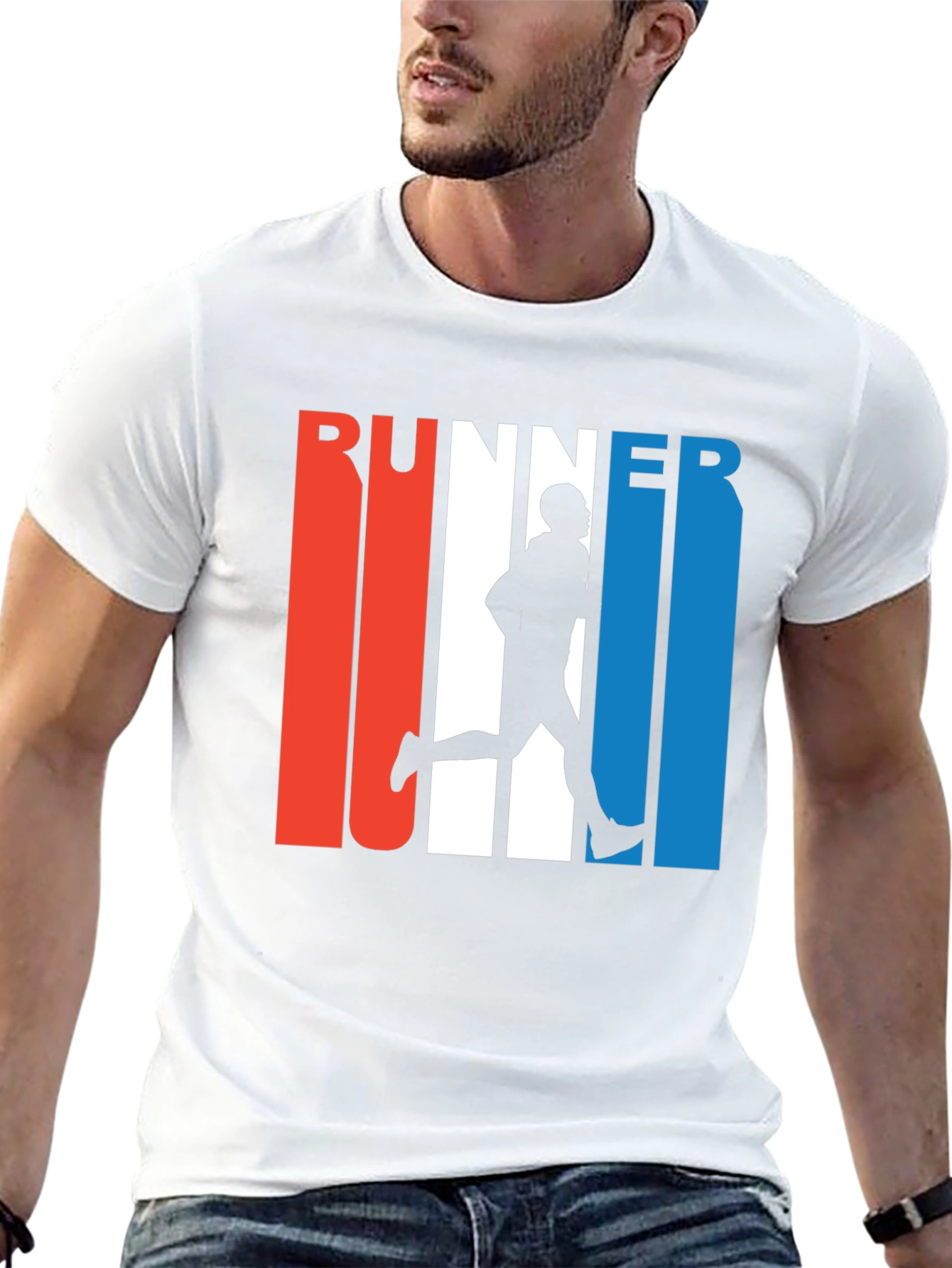Runner Graphic Tee - Cool Athlete Shirt