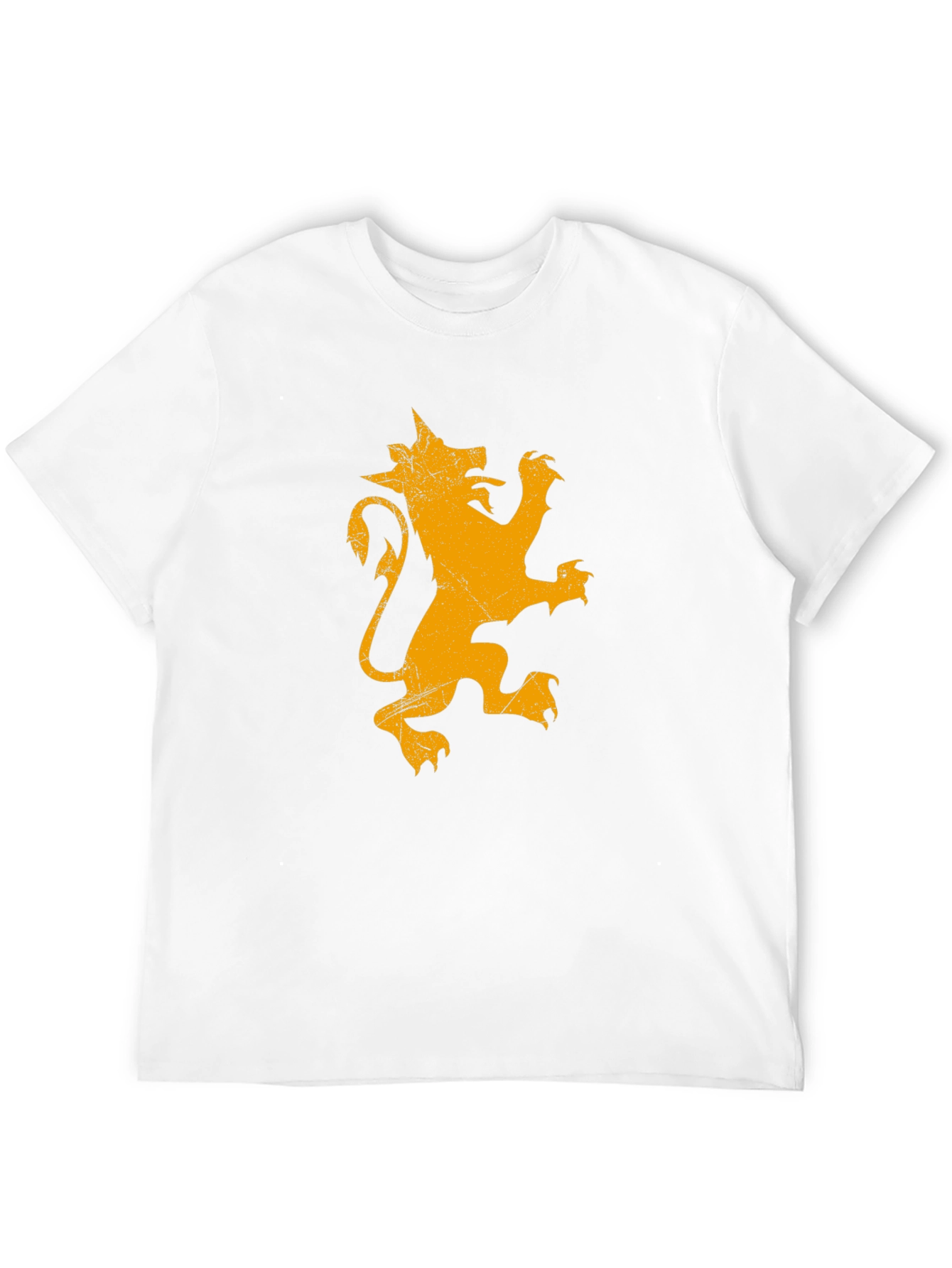 Lion Emblem Graphic T-Shirt - Black