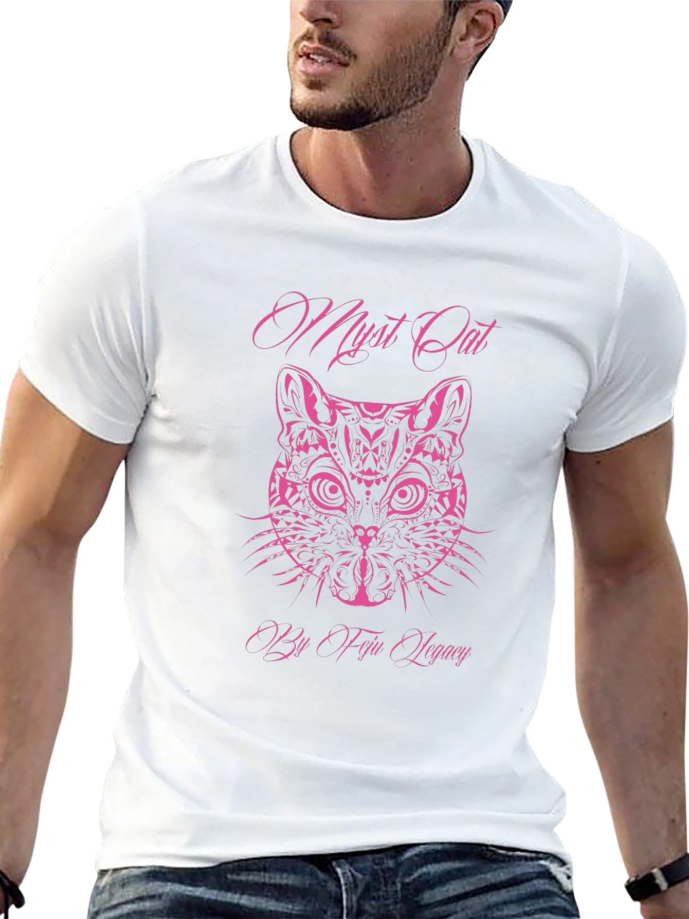 Myst Cat Graphic Tee - Fiju Legacy Design