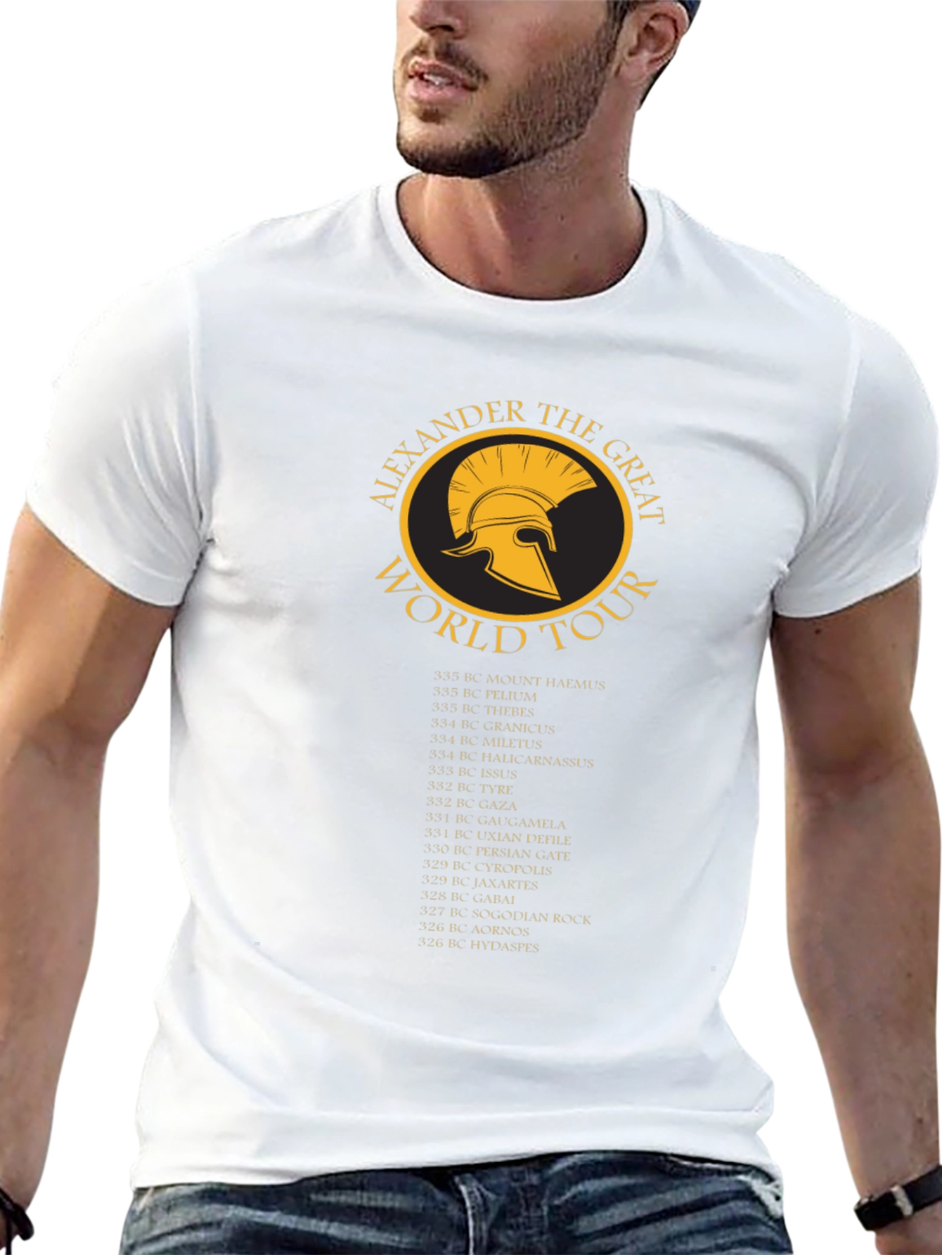 Alexander the Great World Tour T-Shirt - Black