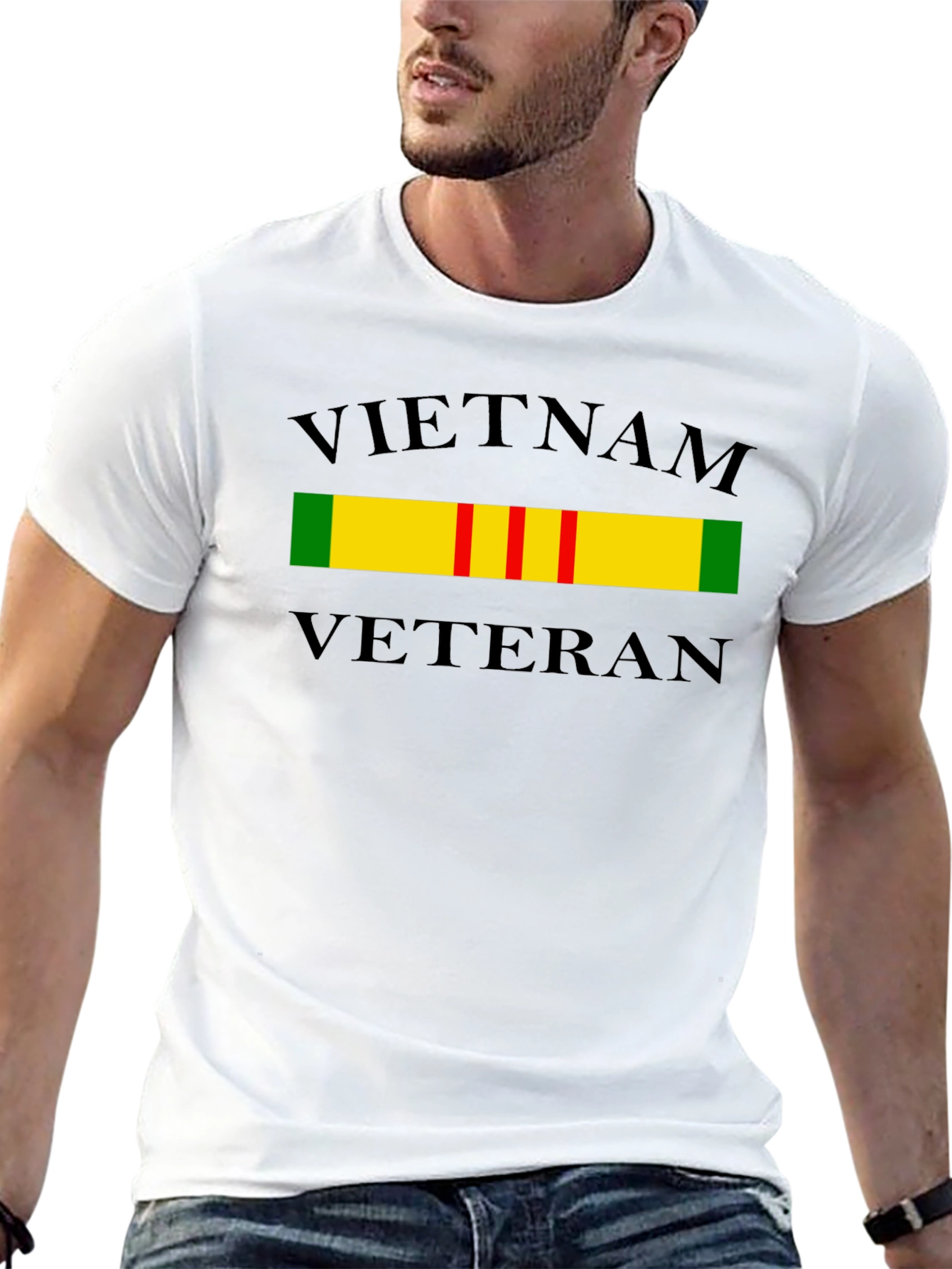 Vietnam Veteran T-Shirt - Black Tee