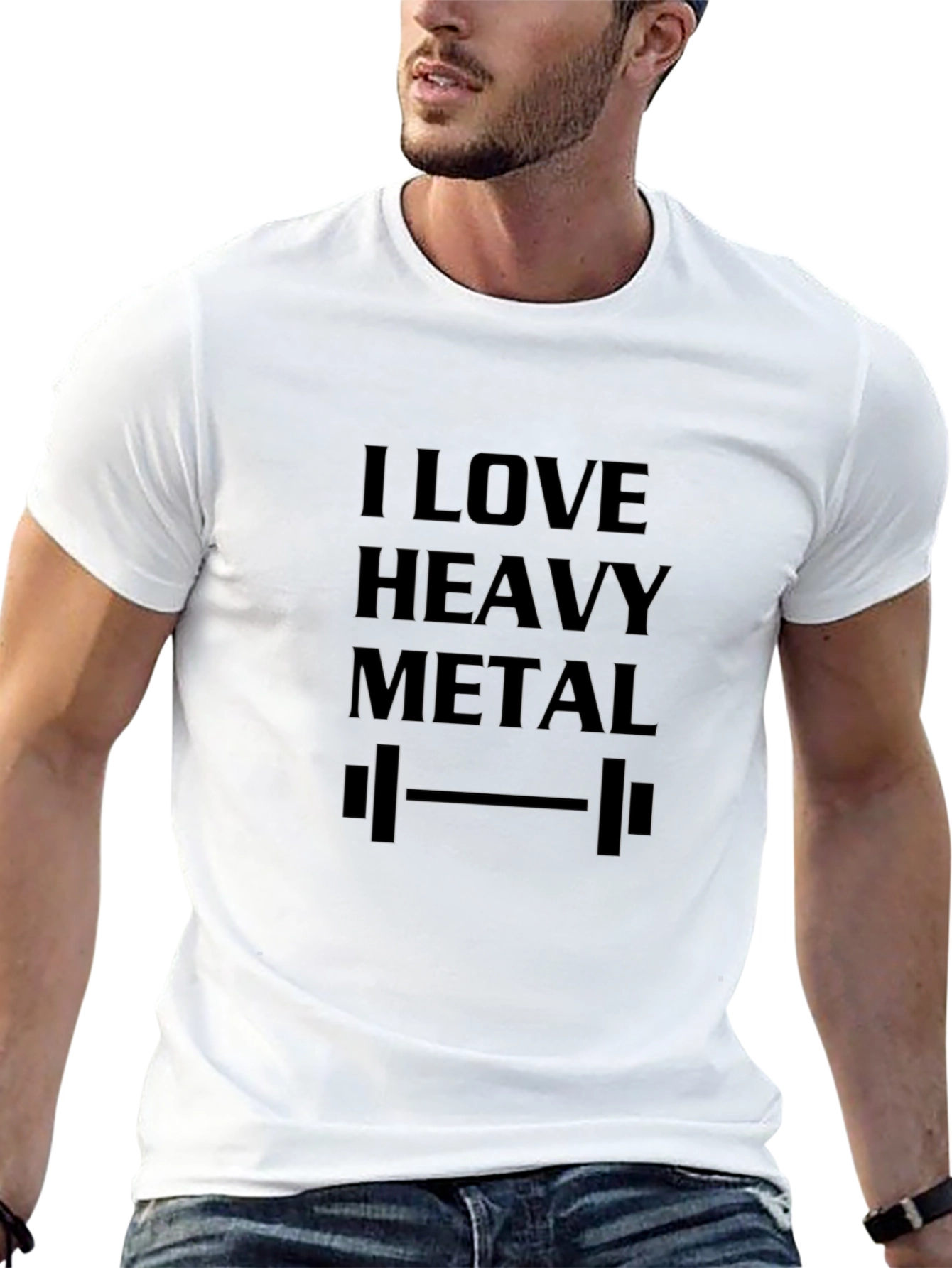 I Love Heavy Metal Black T-Shirt