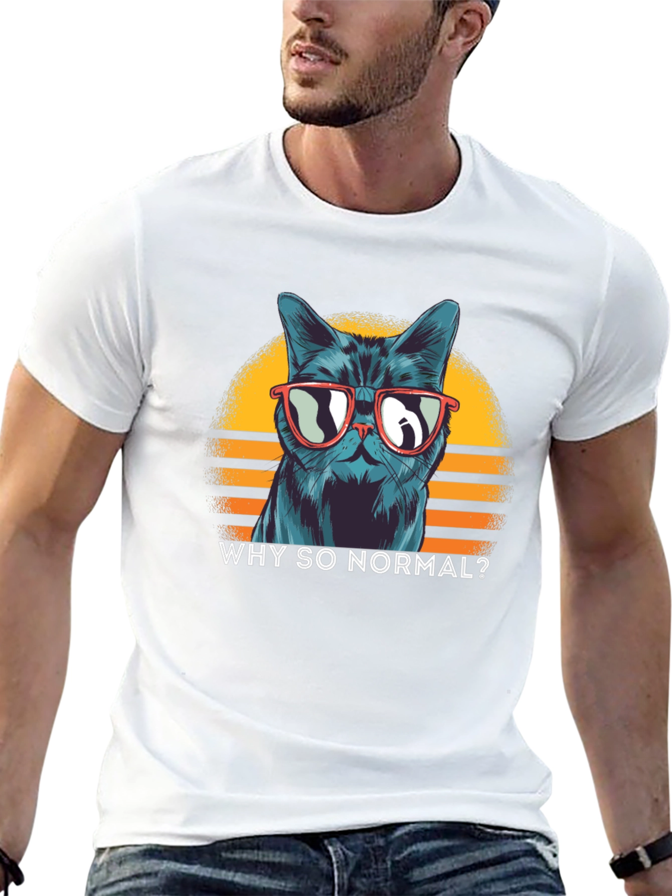 Cool Cat T-Shirt: Why So Normal?