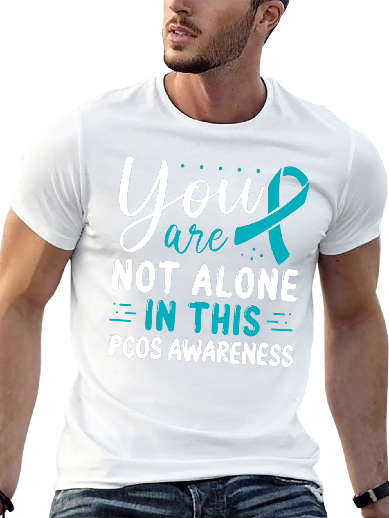 PCOS Awareness T-Shirt - You Are Not Alone