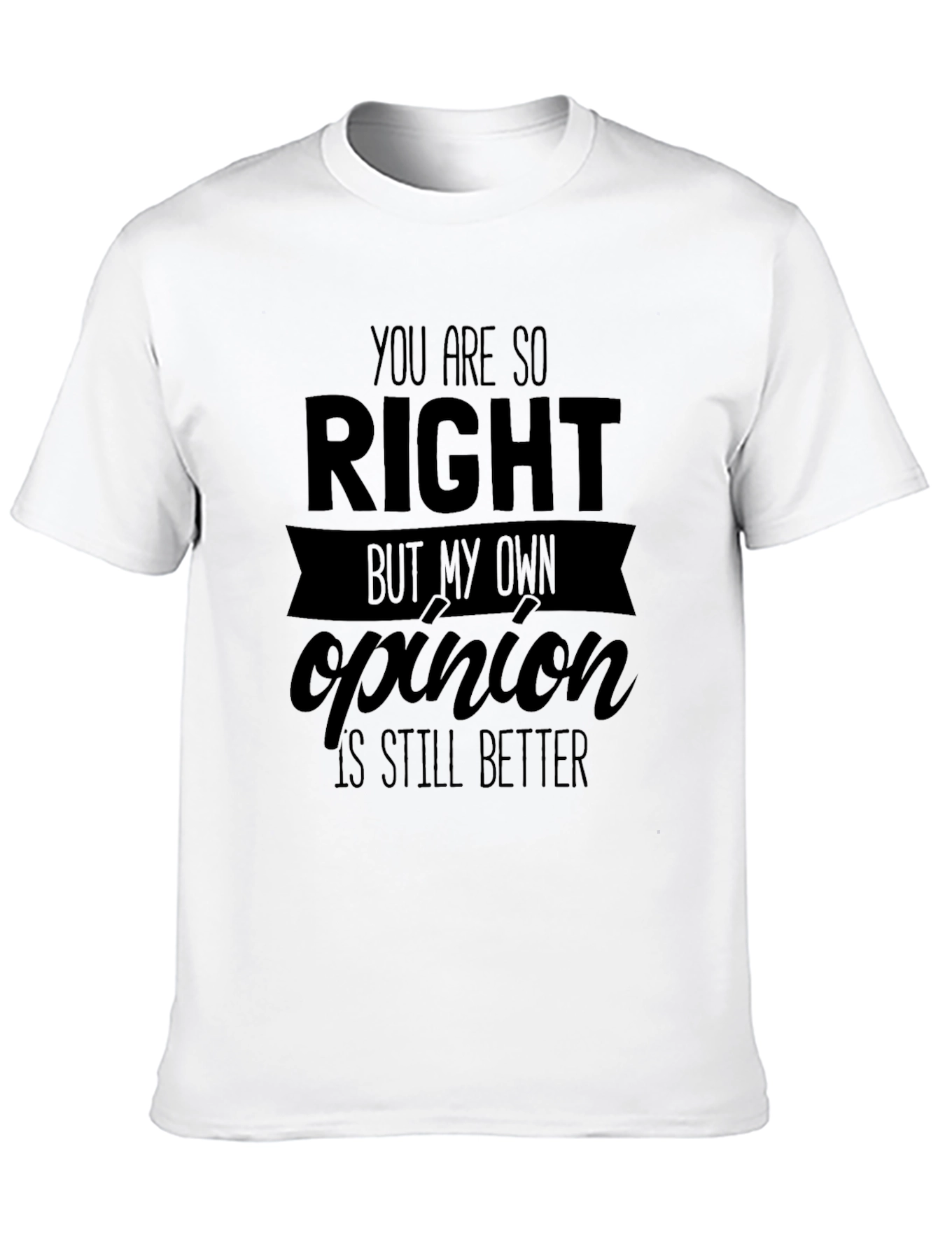 Funny Opinion T-Shirt - Sarcastic Humor Tee