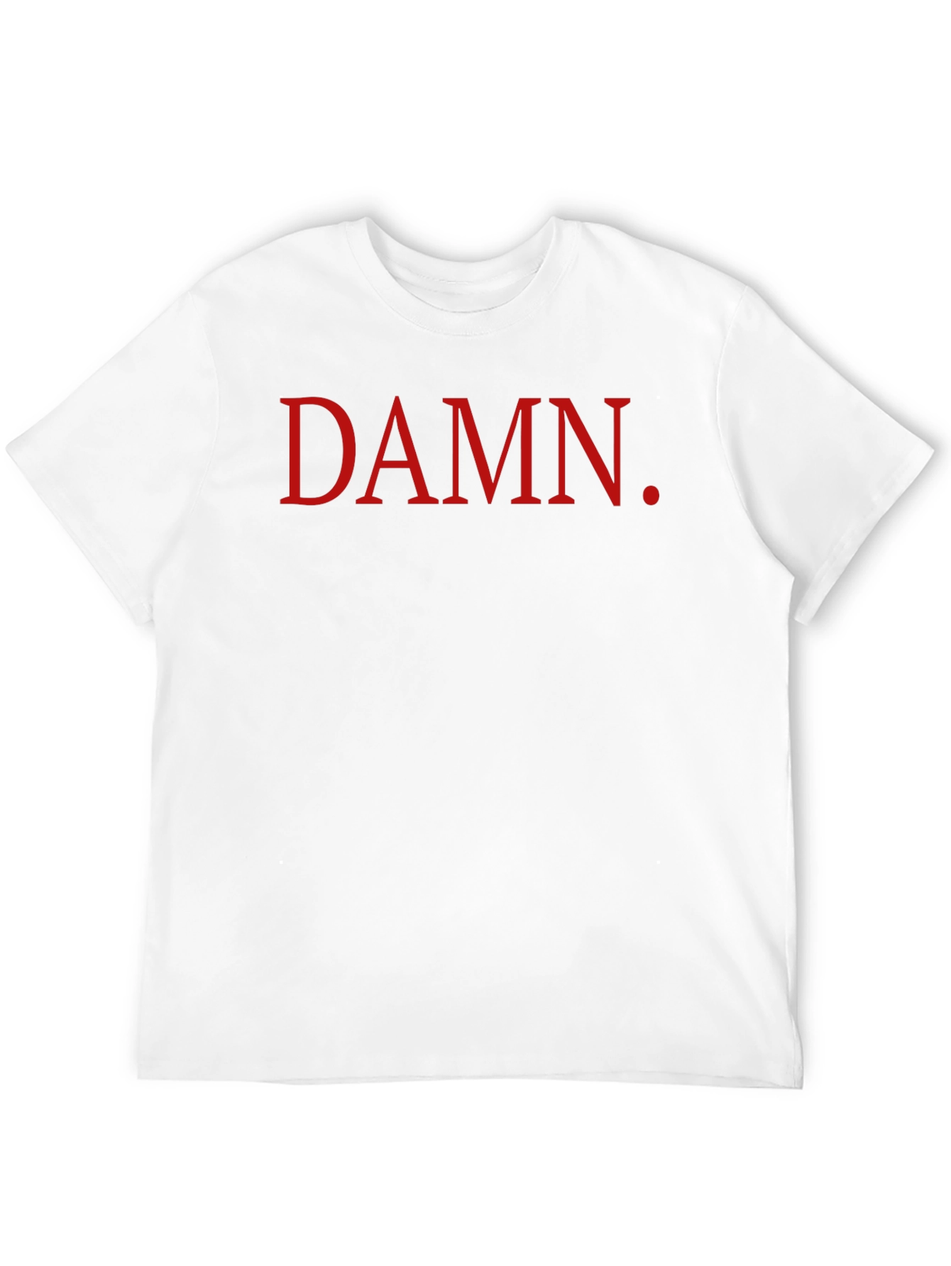 DAMN. Graphic Tee - Black Casual T-Shirt