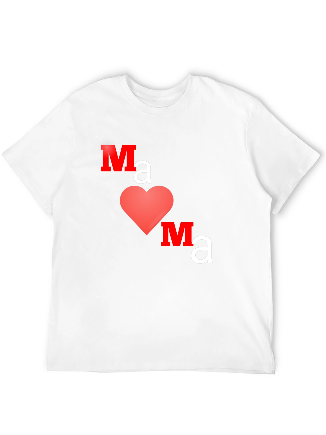 Mama Heart Graphic Tee - Trendy Mothers Day Gift