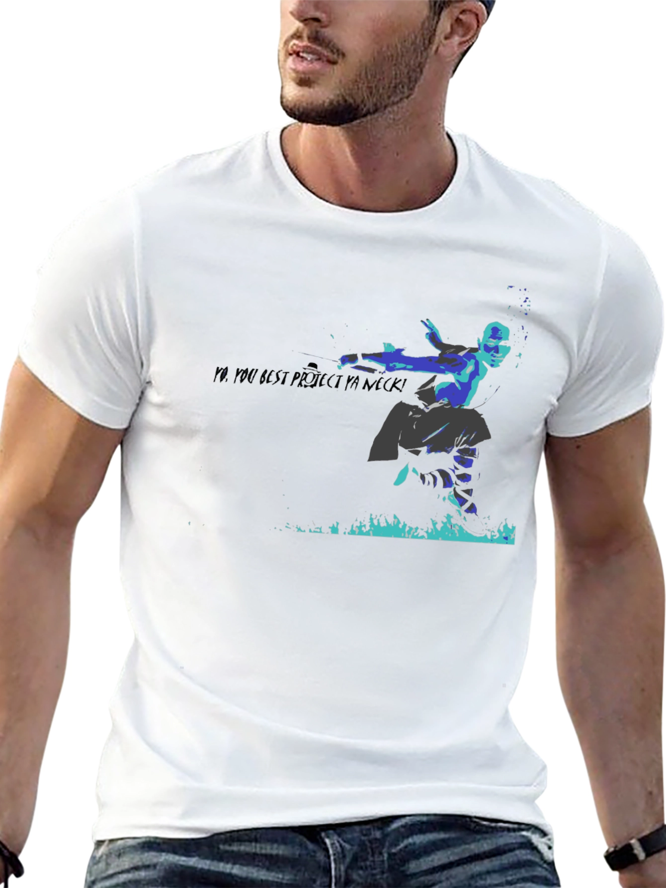 Martial Arts Graphic Tee - Black T-Shirt
