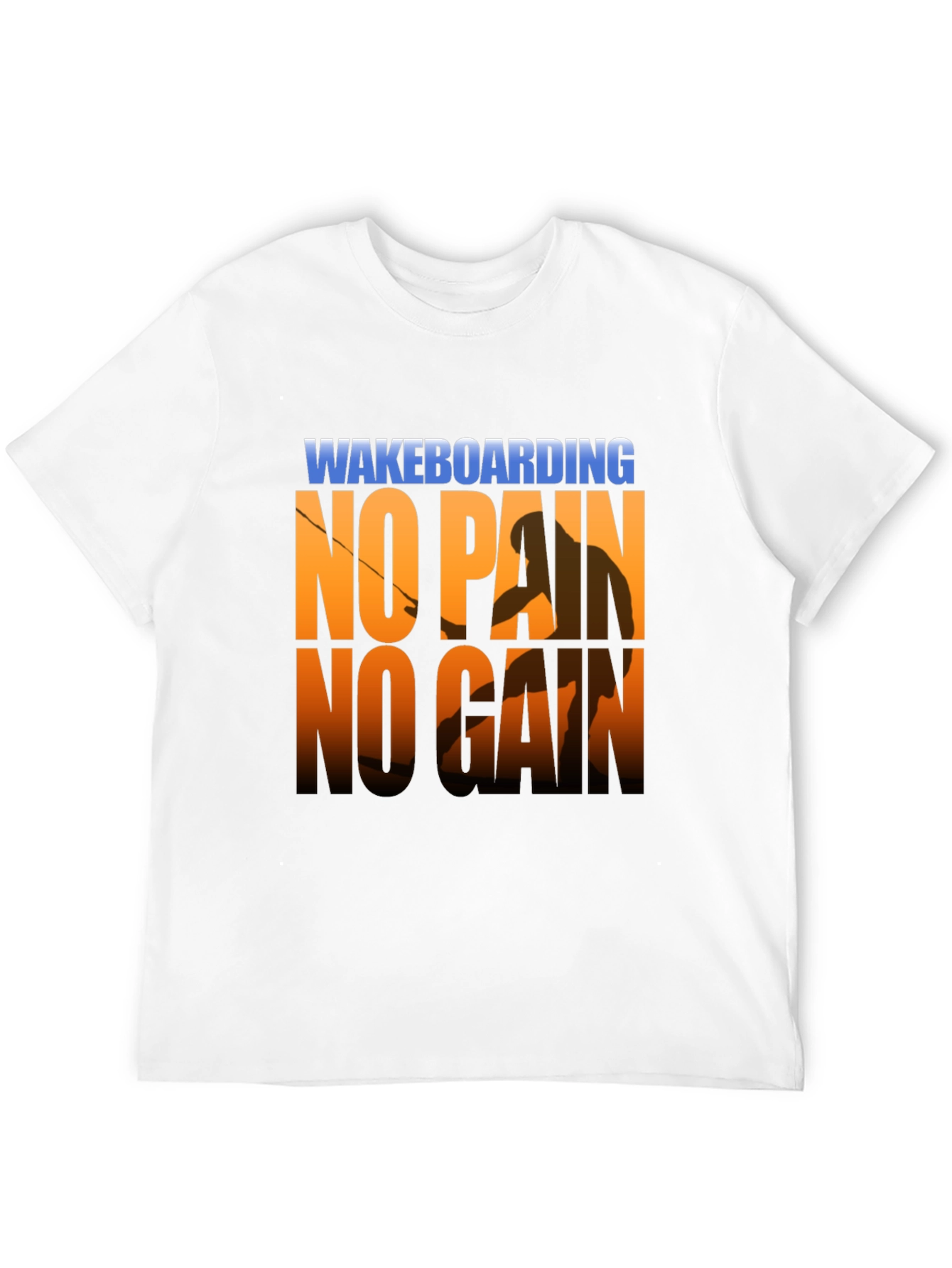 Wakeboarding No Pain No Gain T-Shirt