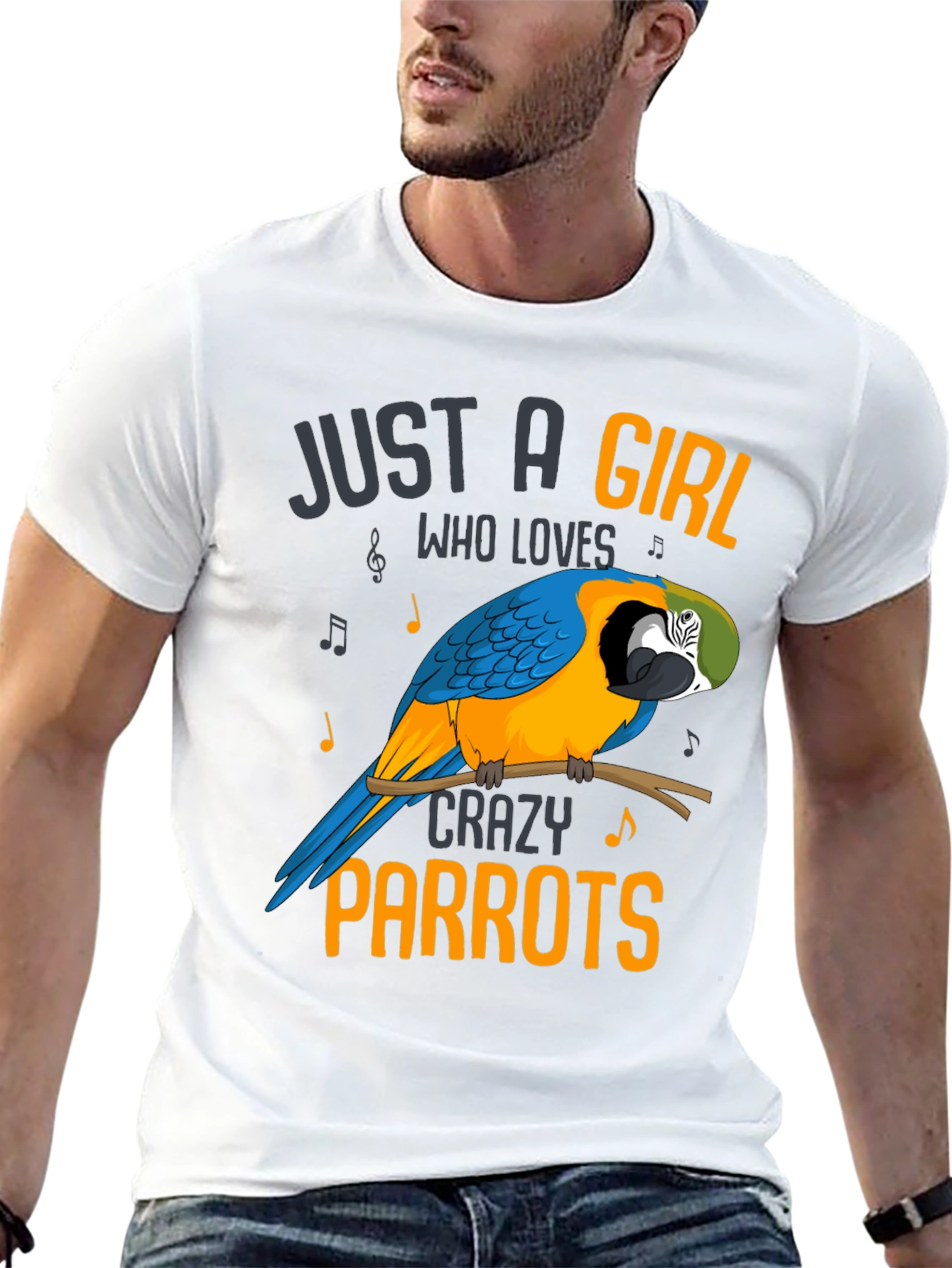 Just a Girl Who Loves Crazy Parrots T-Shirt