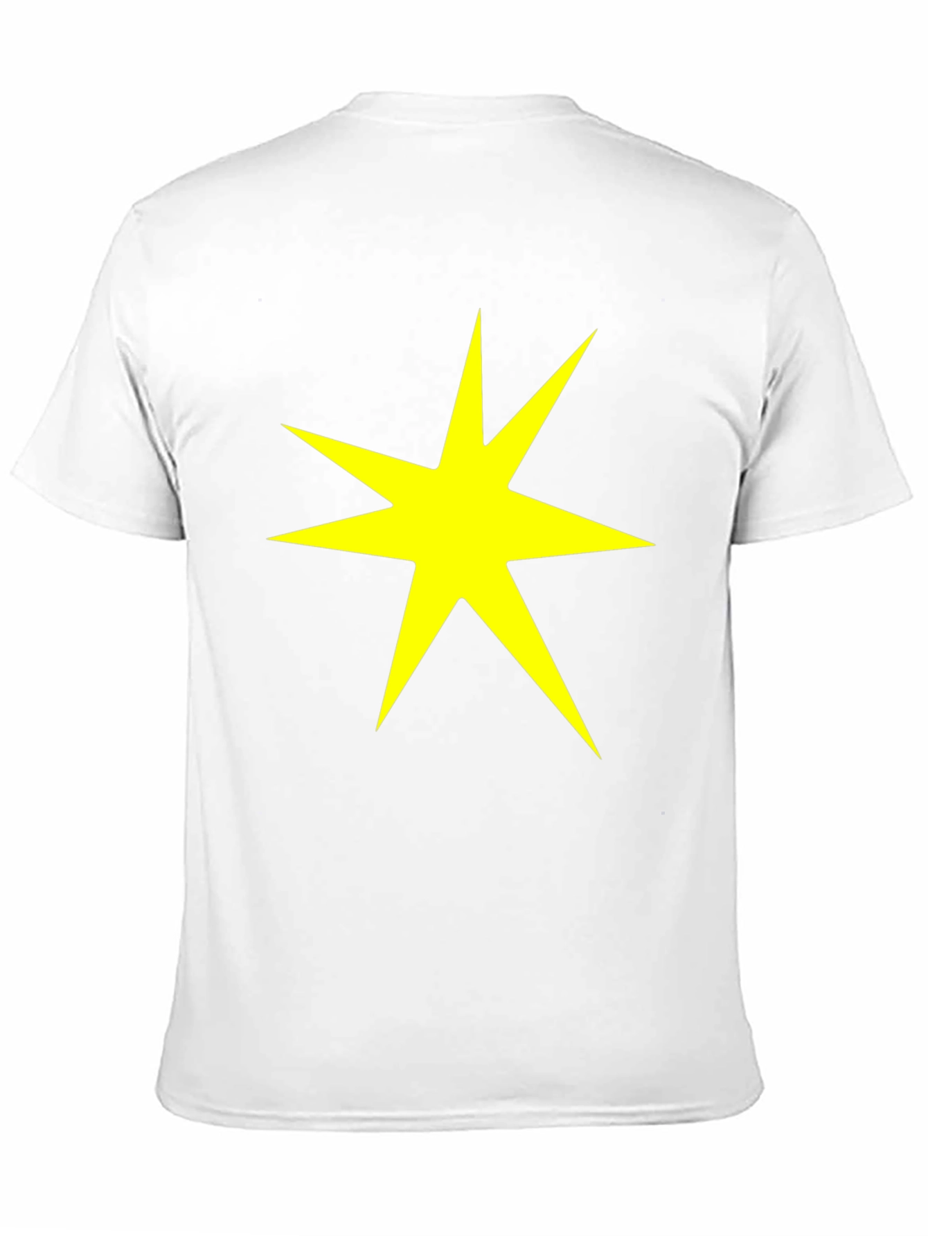 Starburst Graphic Tee - Bold Yellow on Black