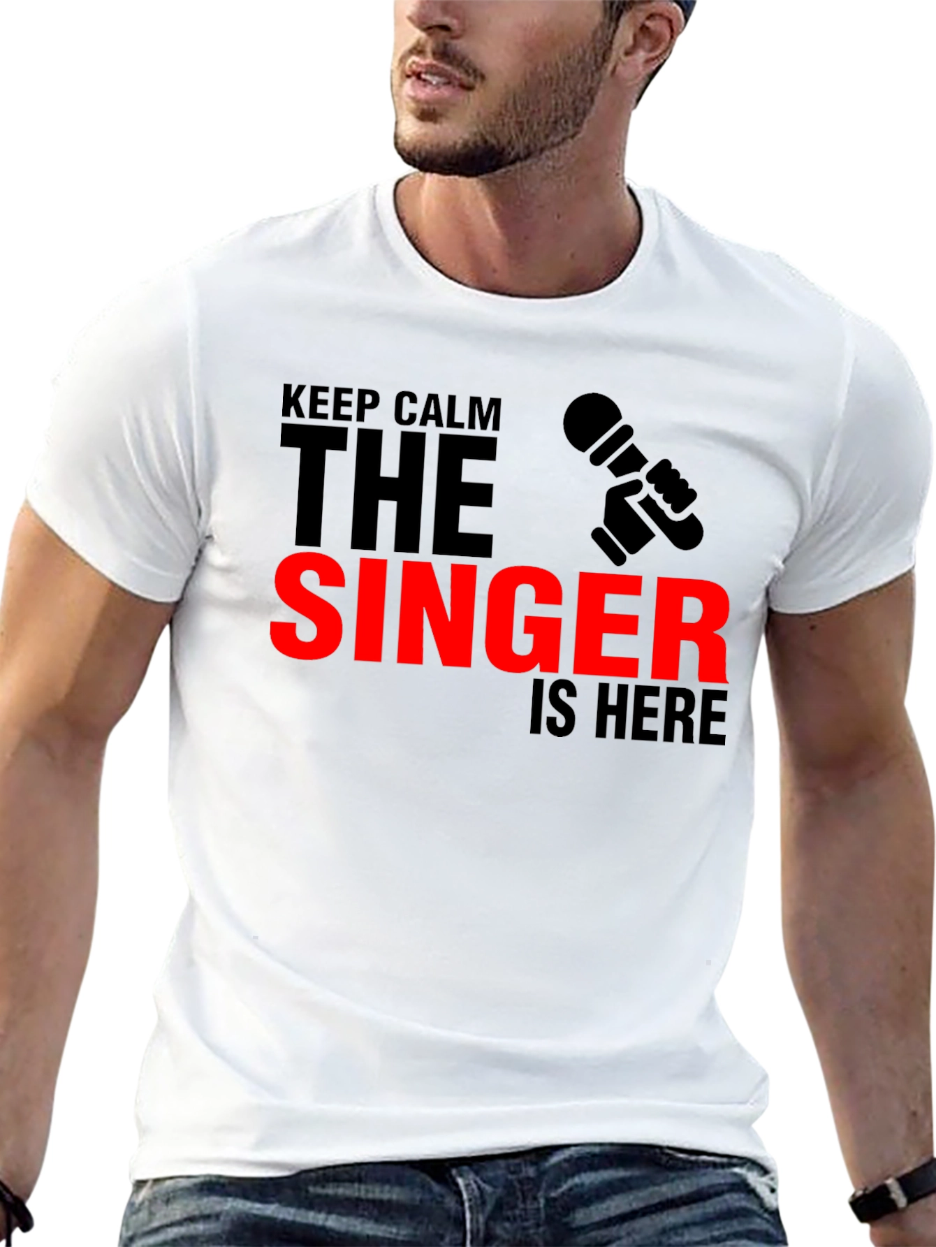 Keep Calm The Singer Is Here T-Shirt