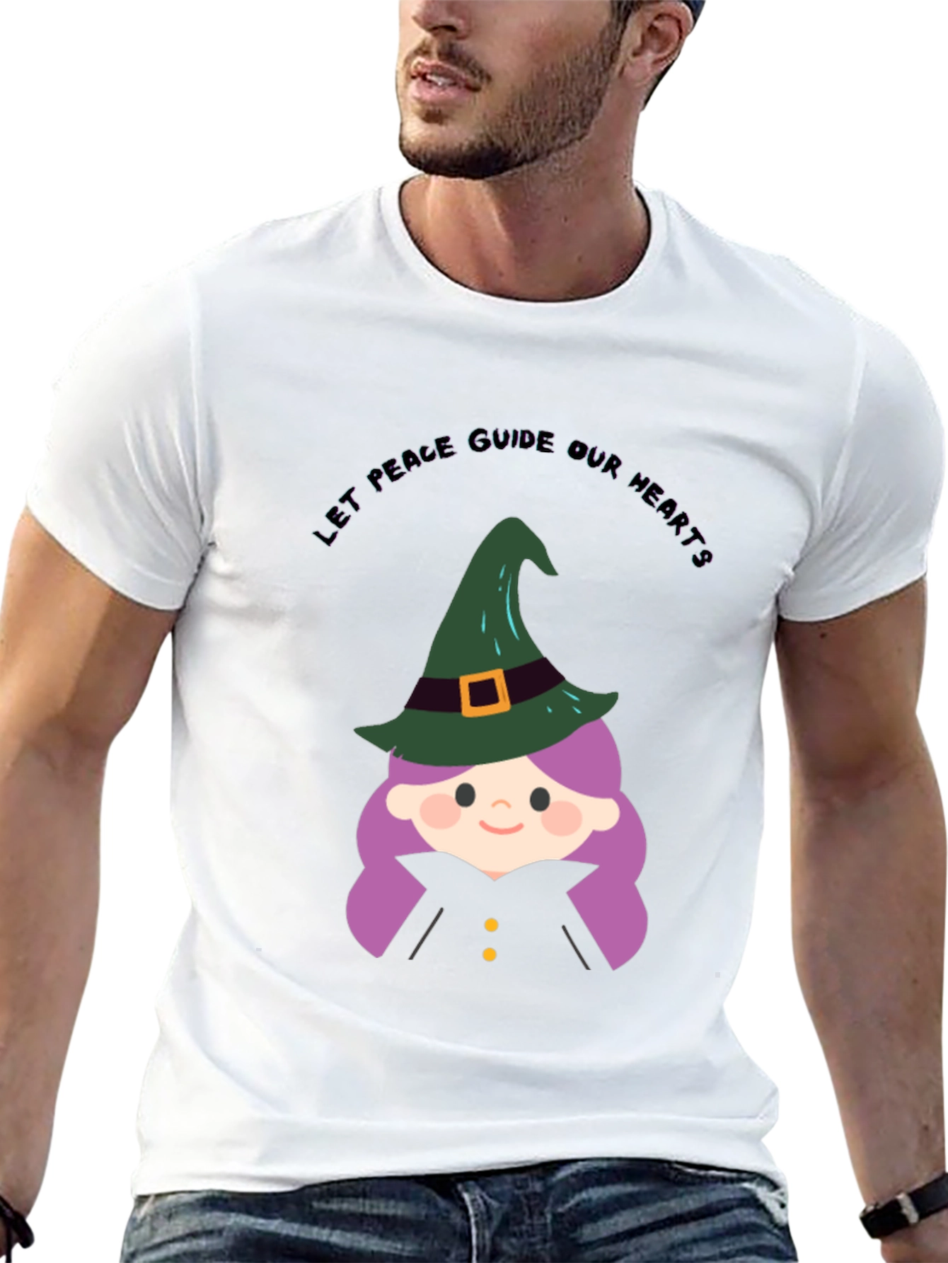 Peaceful Witch Graphic T-Shirt