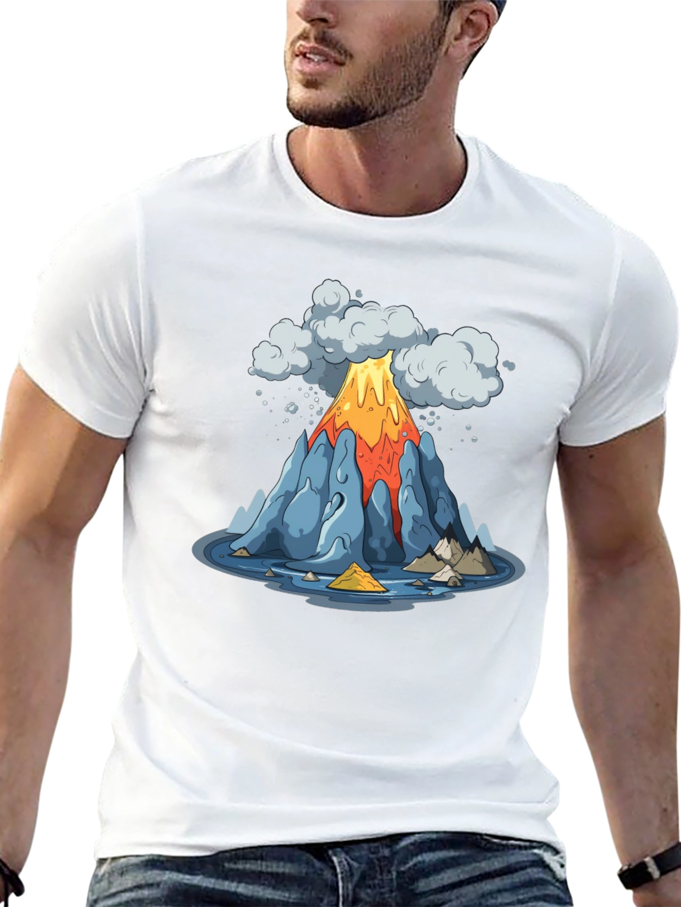 Volcano T-Shirt - Erupting Style