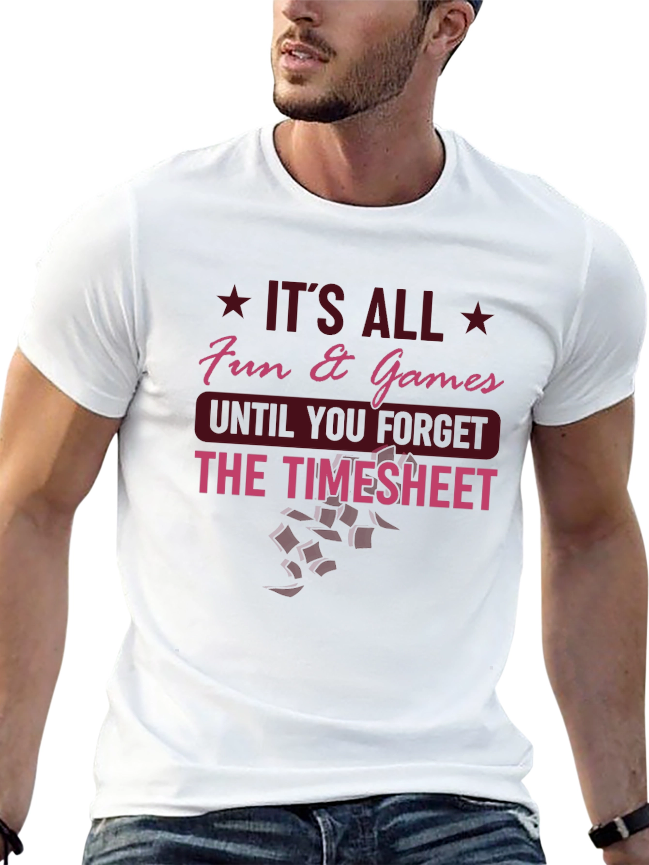 Fun & Games Timesheet T-Shirt