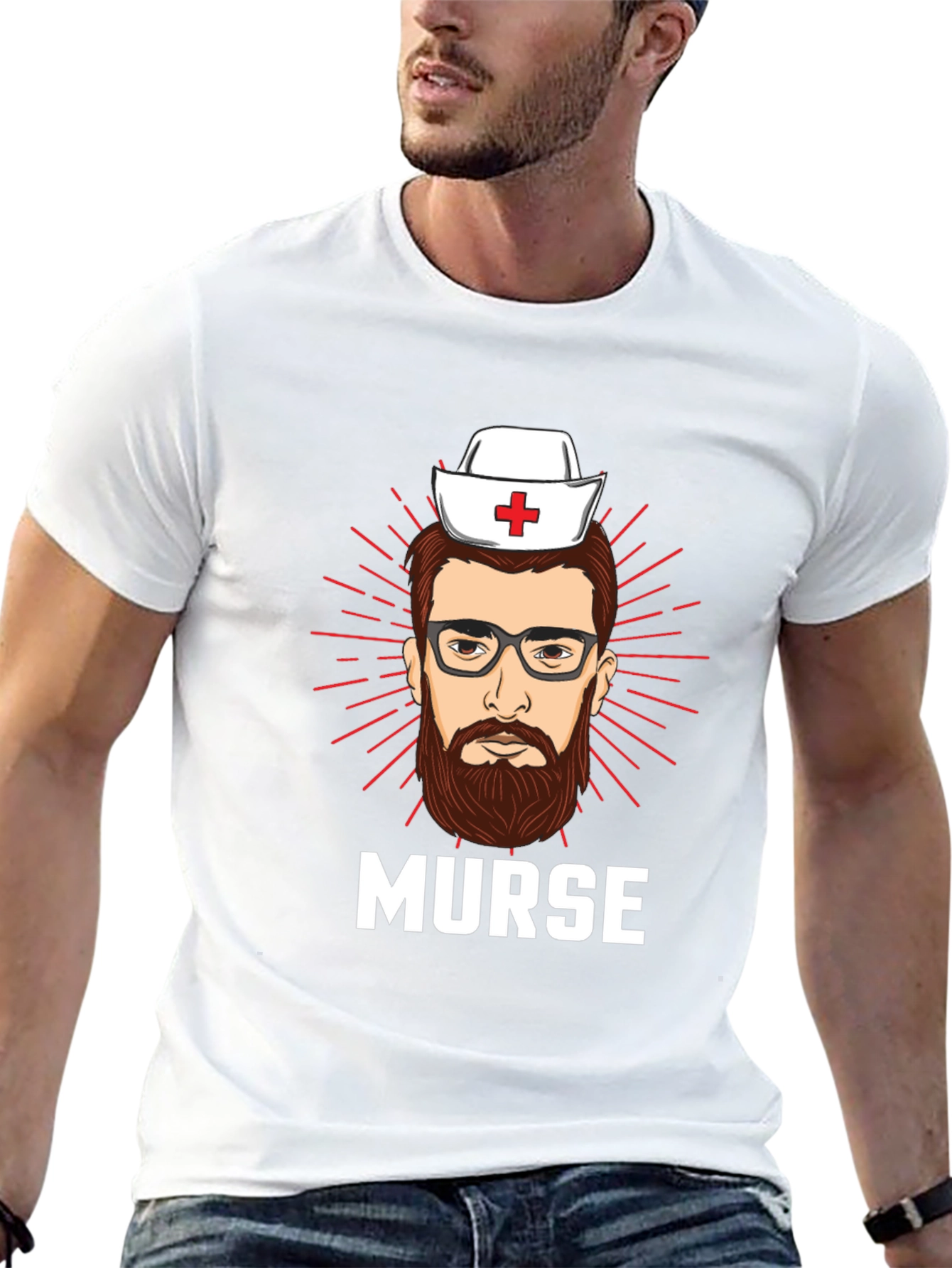 Murse T-Shirt - Male Nurse Funny Graphic Tee