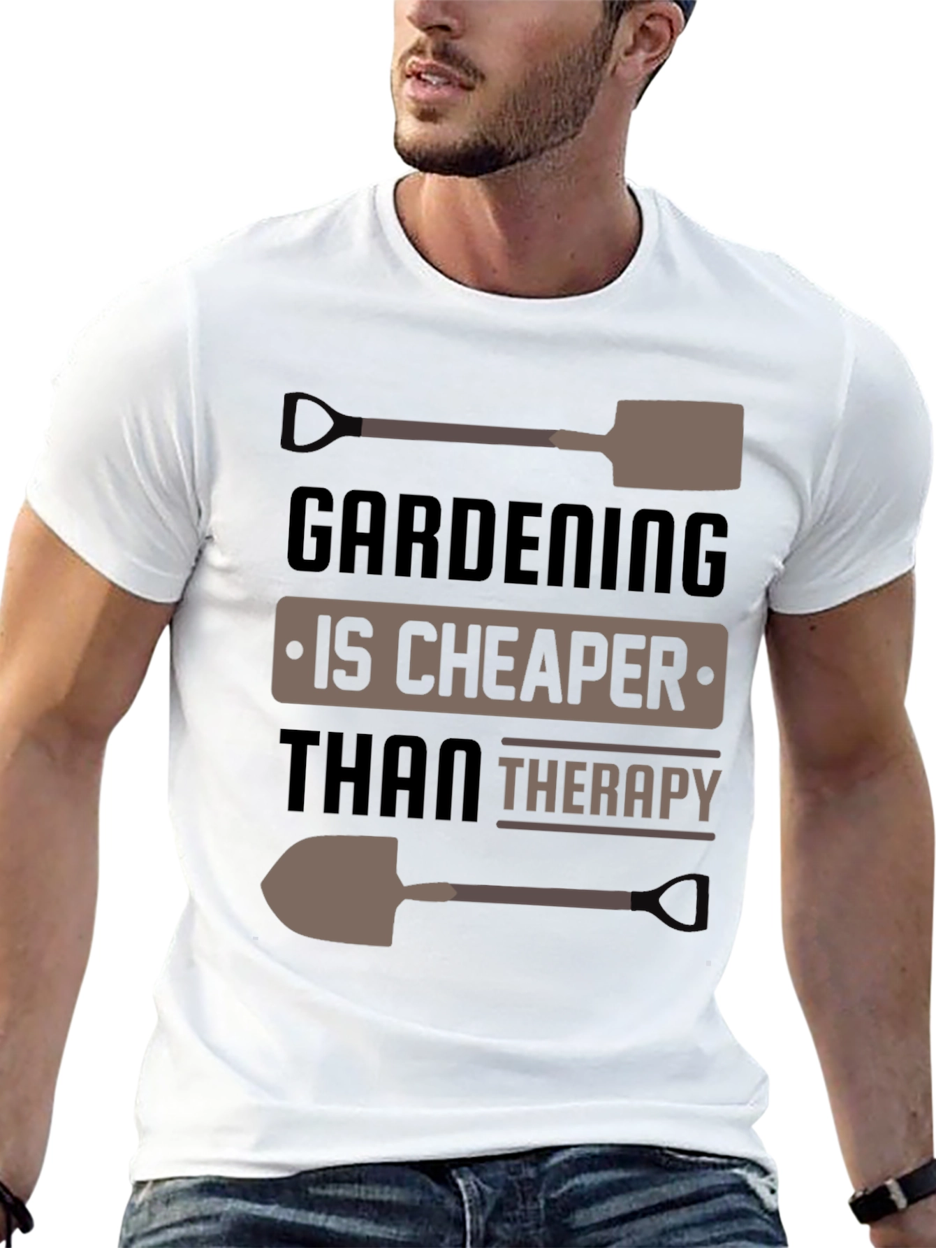 Gardening is Cheaper Than Therapy T-Shirt