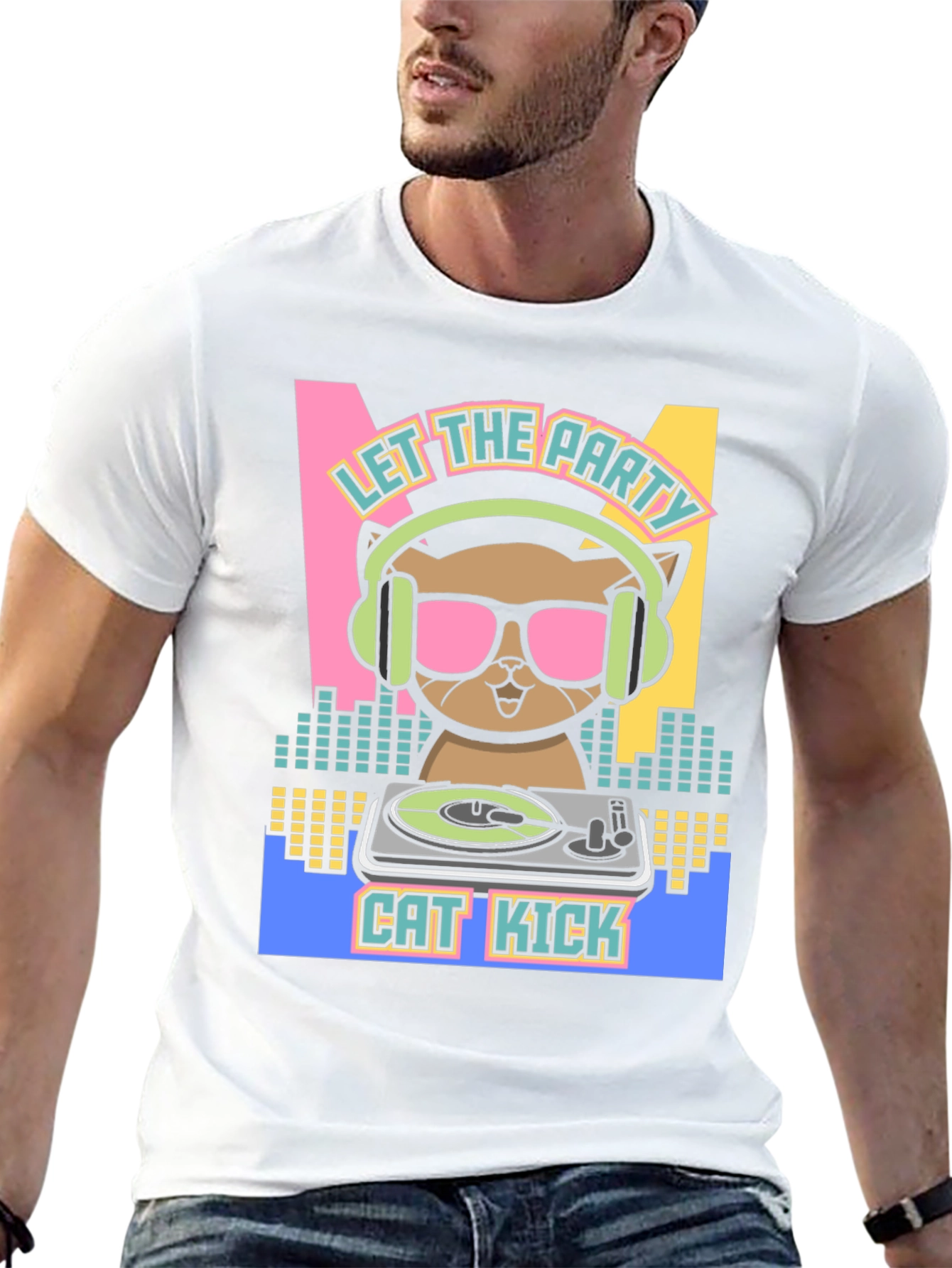 DJ Cat Kick T-Shirt