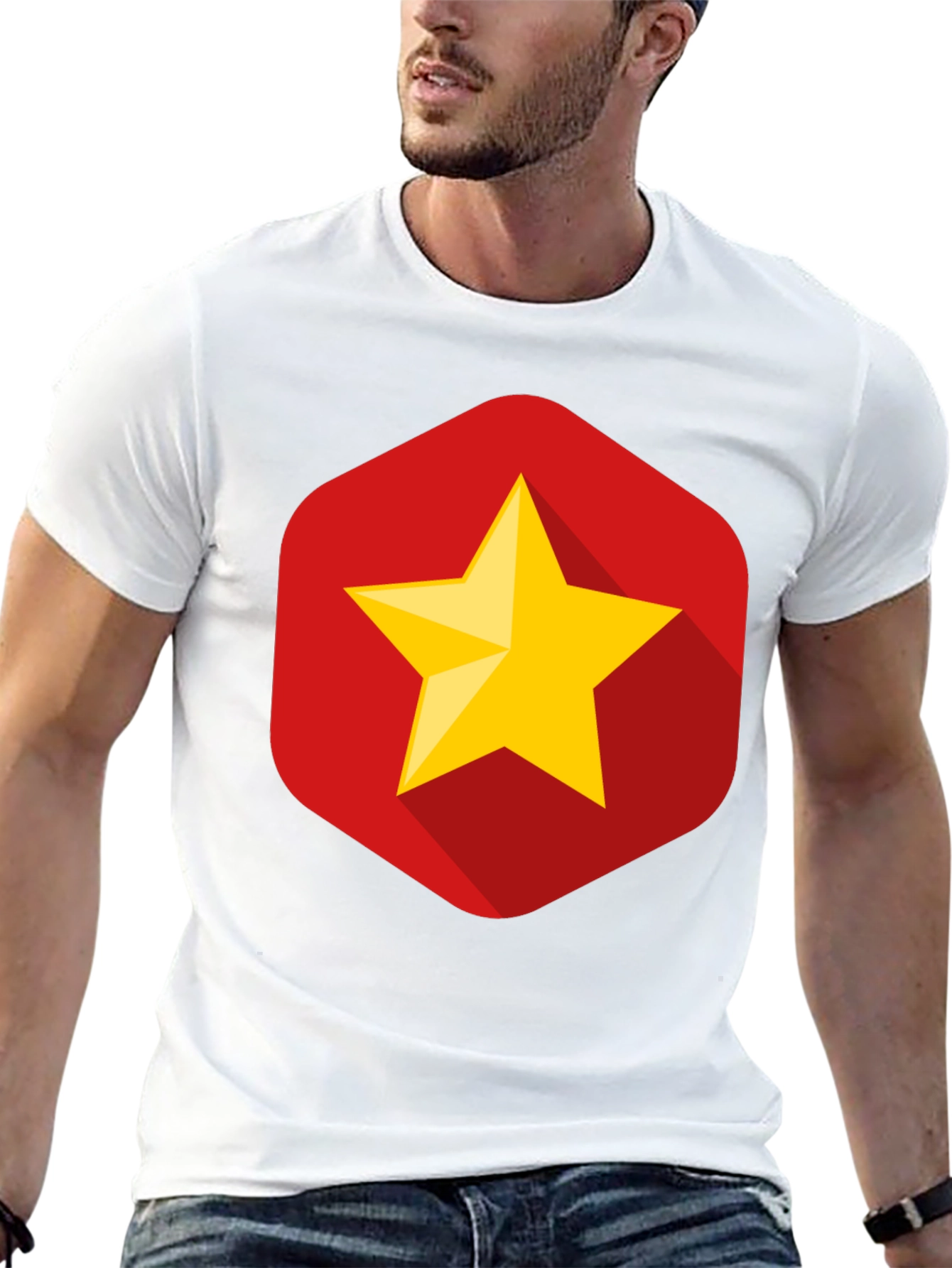 Star Logo Graphic T-Shirt - Mens