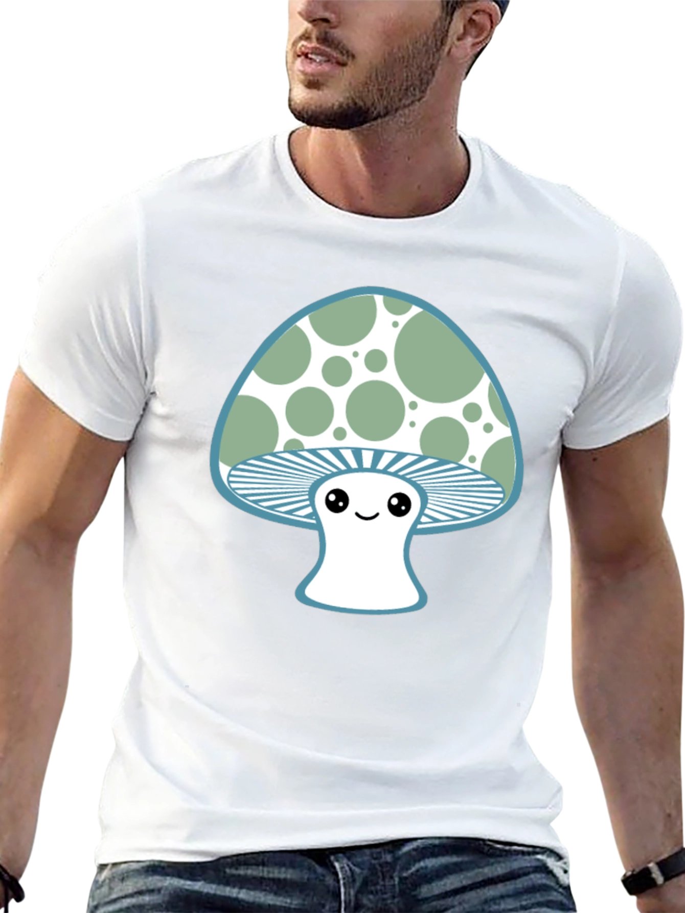 Mushroom Graphic Tee - Fun & Stylish!