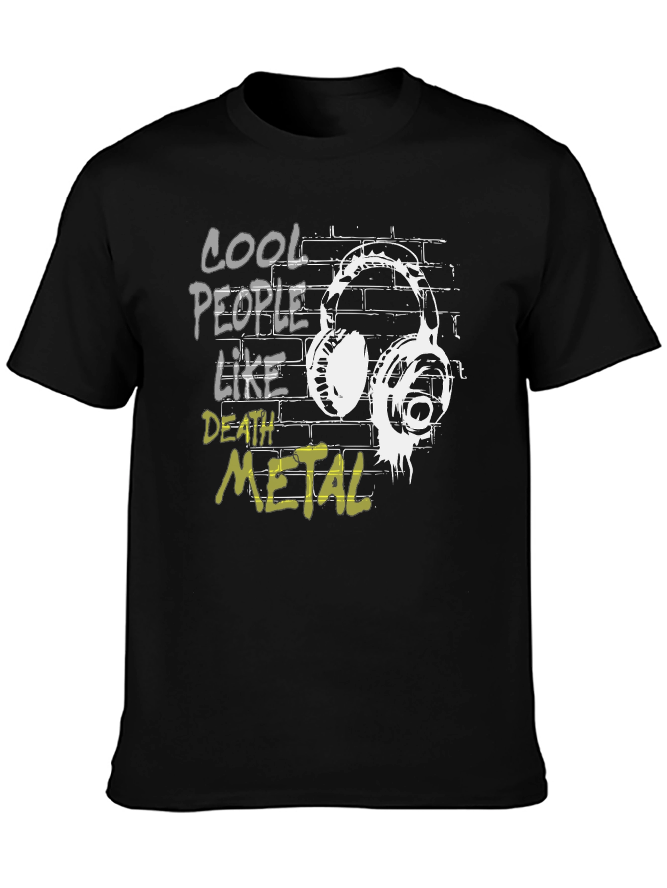Cool People Like Death Metal Graphic T-Shirt