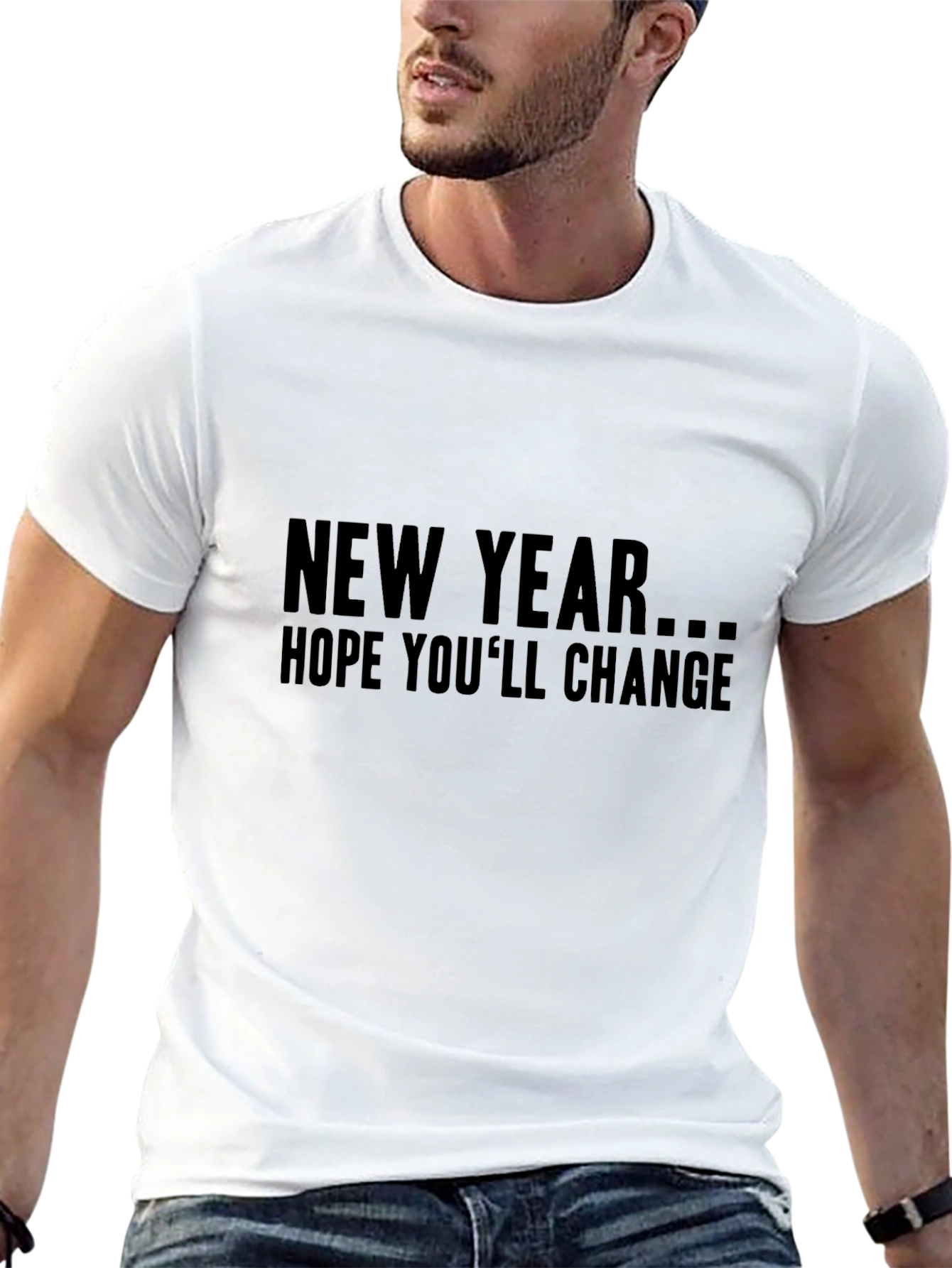 New Year Change Sarcastic Graphic Tee
