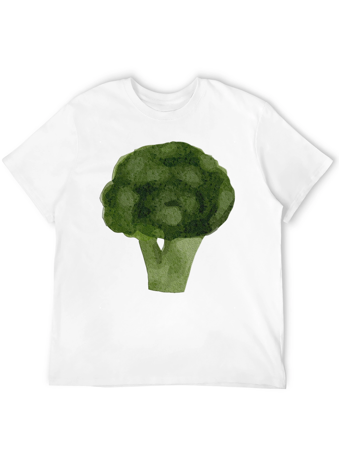 Broccoli Graphic T-Shirt - Black Casual Tee