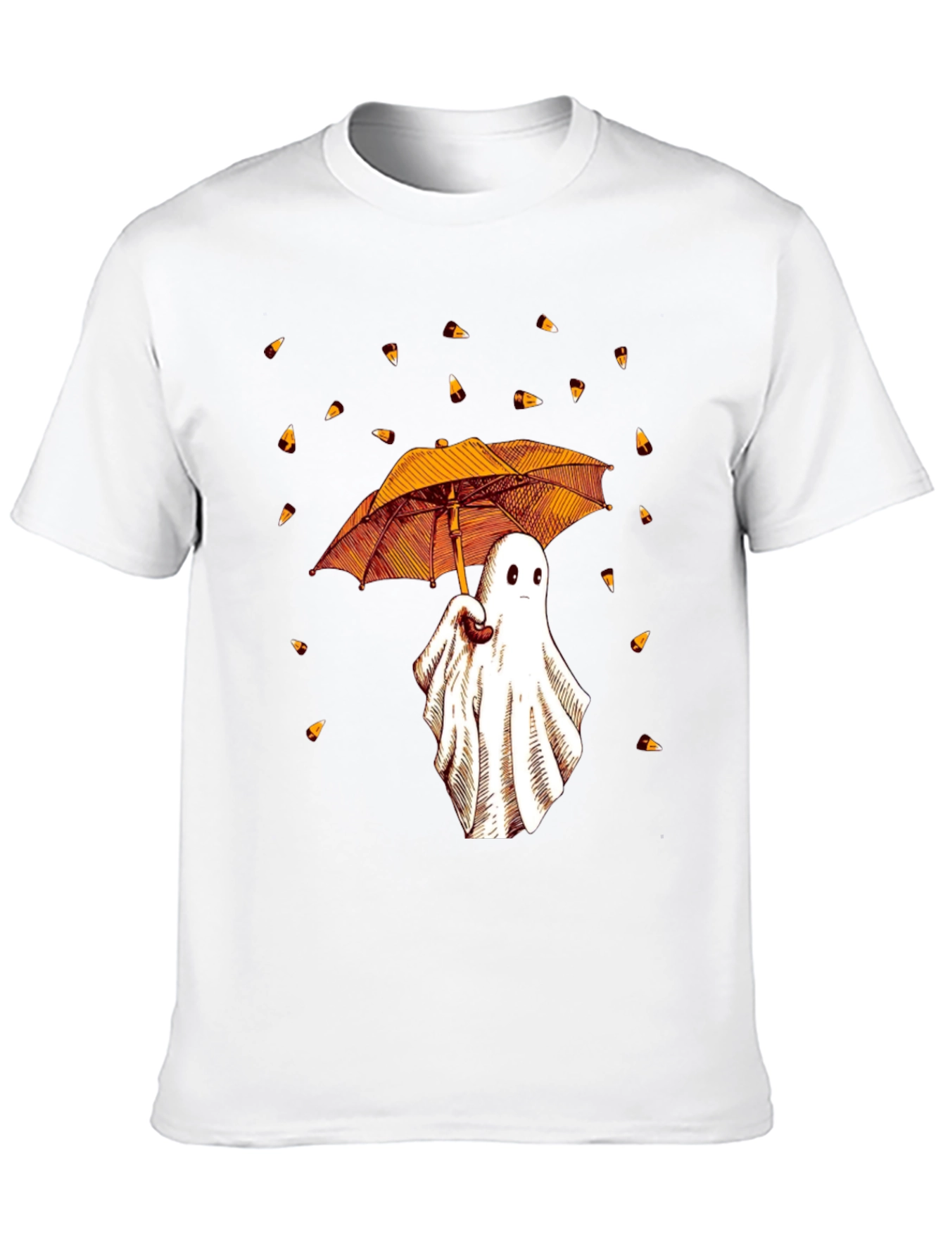 Ghost with Umbrella Graphic Tee