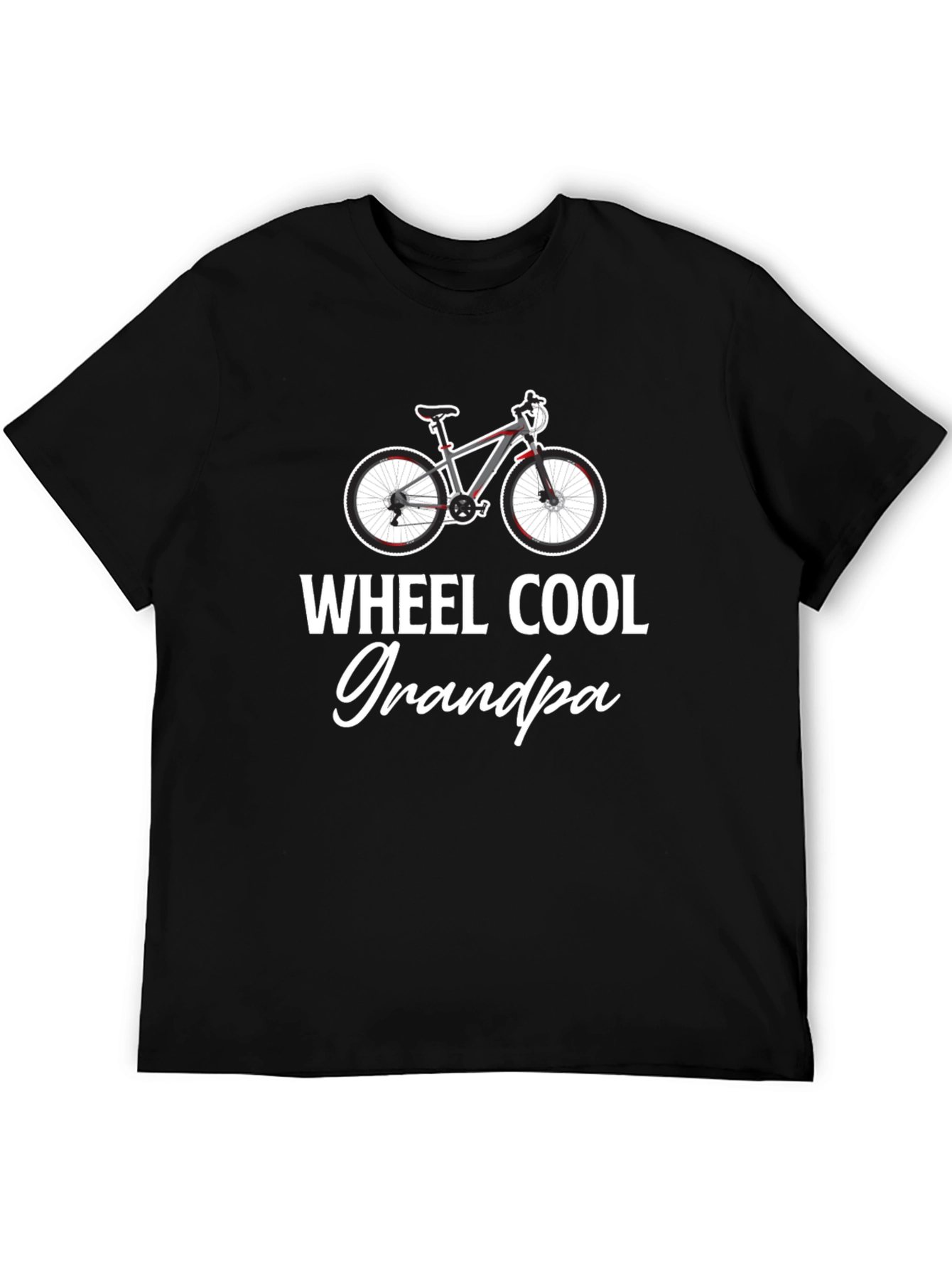Wheel Cool Grandpa T-Shirt - Biker Grandfather Gift