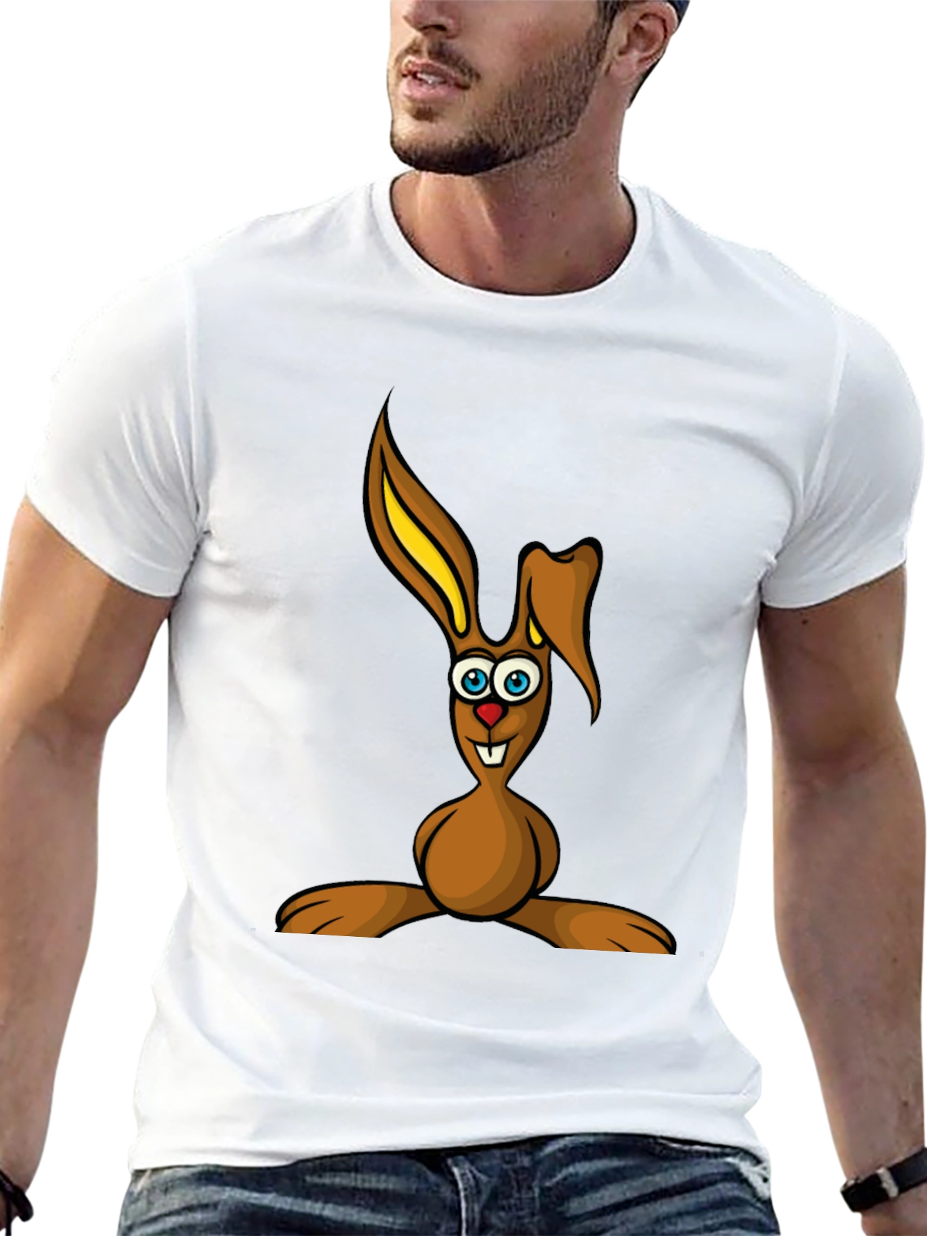 Funny Cartoon Bunny T-Shirt