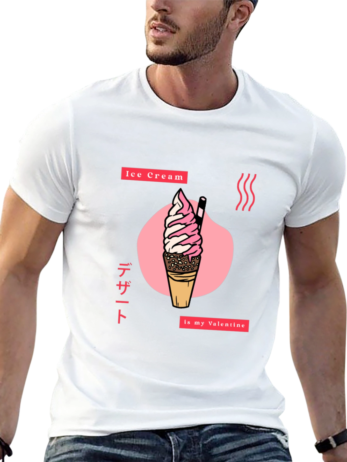 Ice Cream Valentine Graphic Tee
