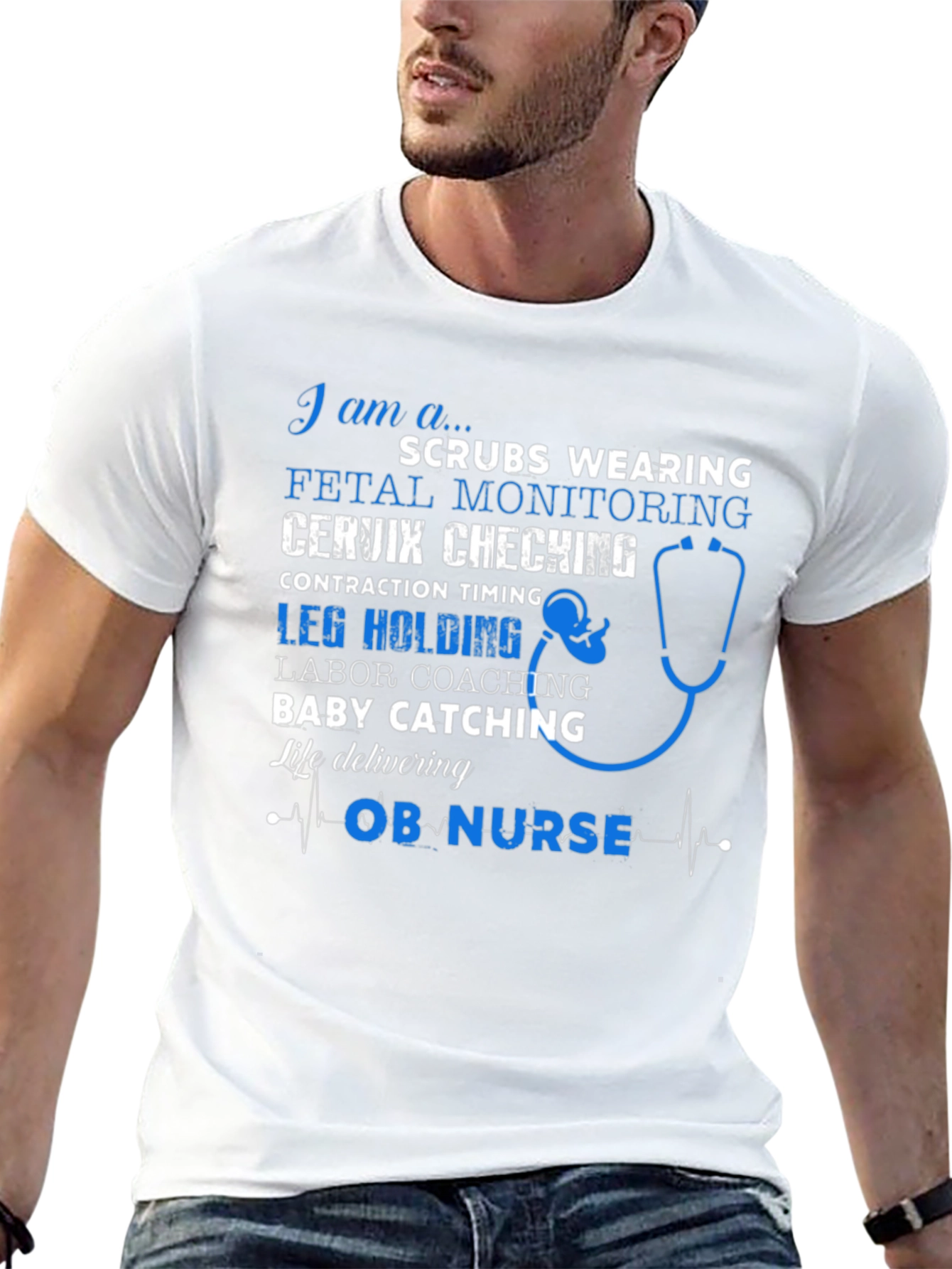 OB Nurse Graphic T-Shirt - Labor and Delivery