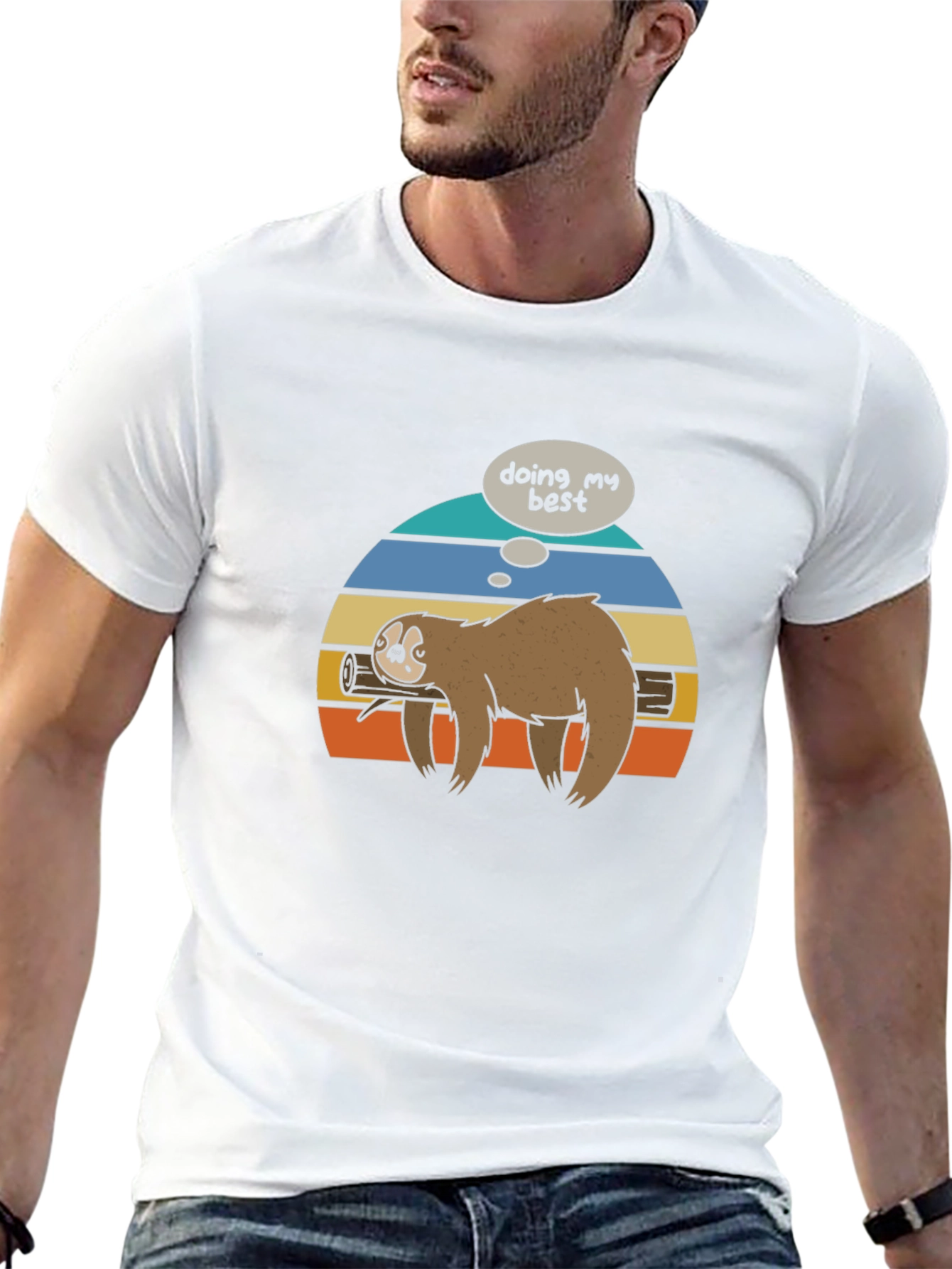 Doing My Best Sloth T-Shirt - Relaxed Vibe