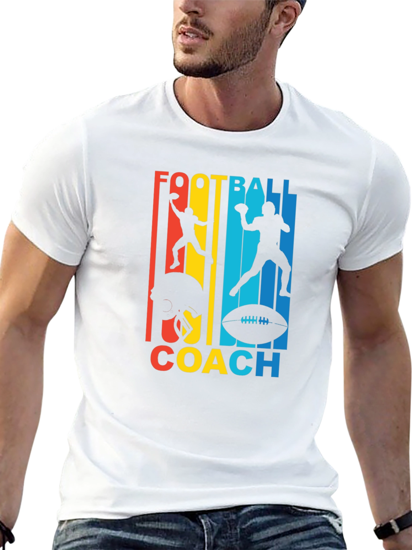 Football Coach Graphic T-Shirt