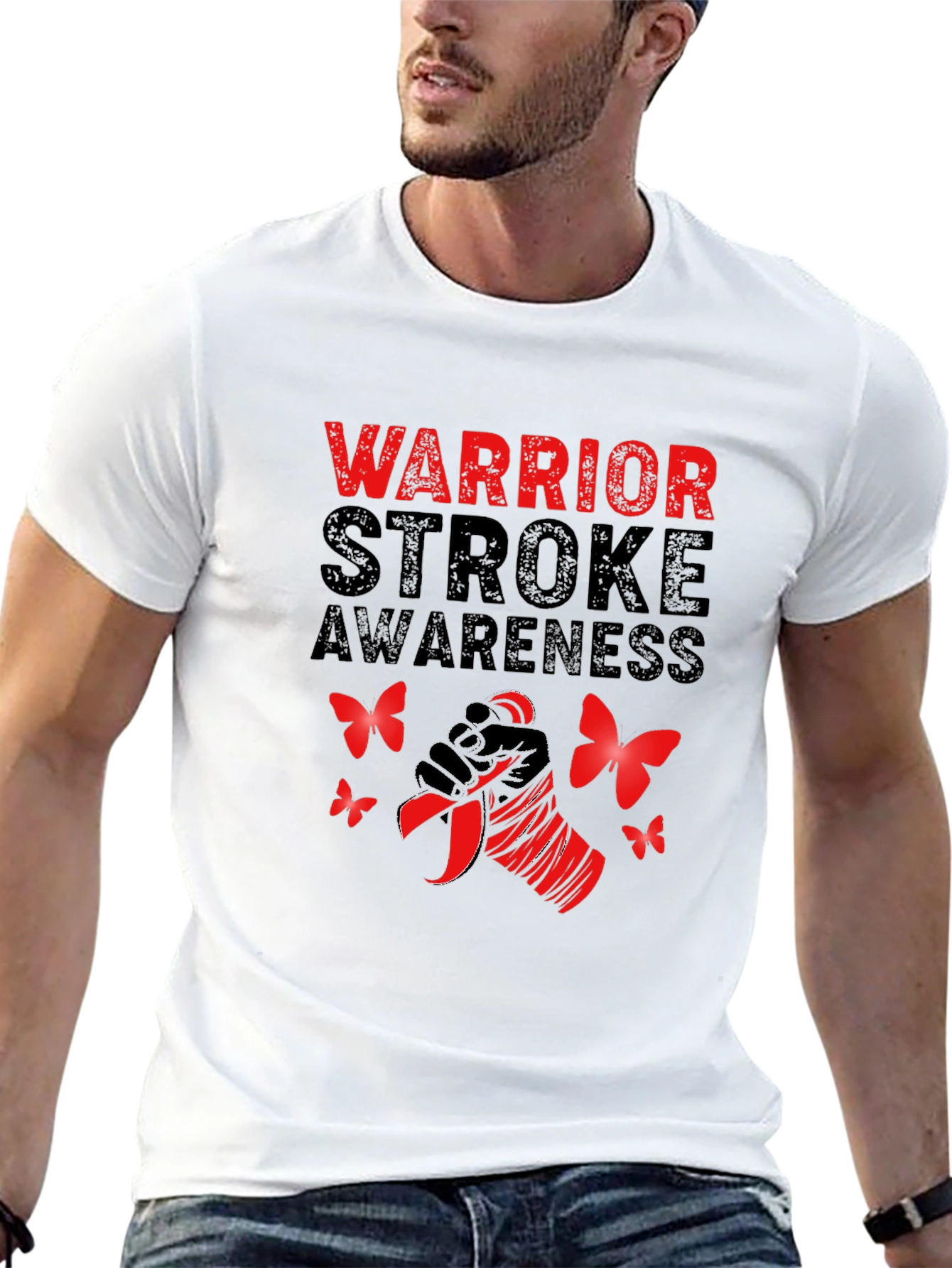 Warrior Stroke Awareness Graphic Tee