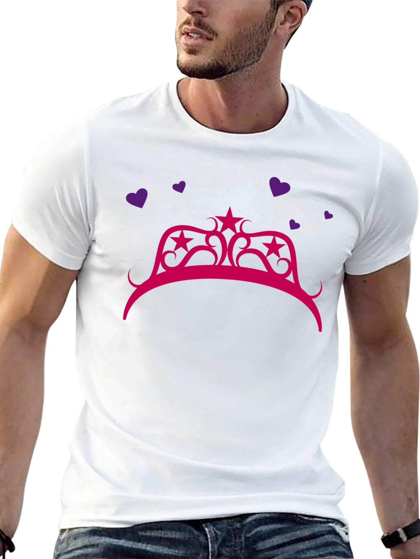 Princess Crown Graphic Tee - Fun & Stylish!