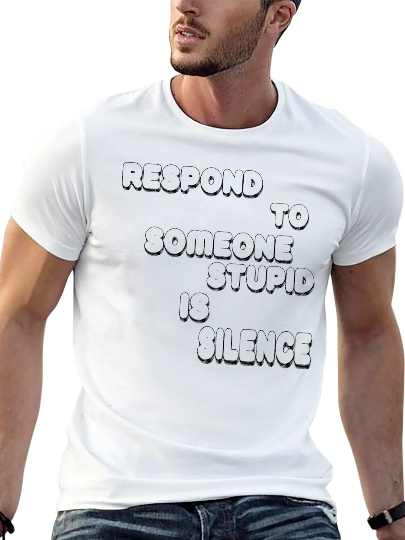 Respond Silence Black T-Shirt