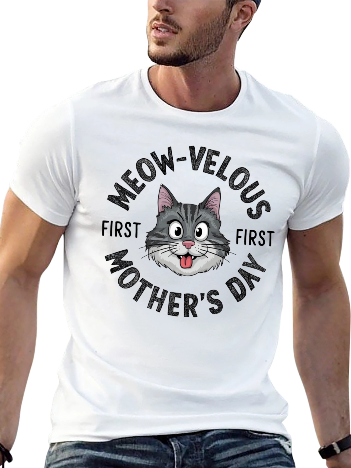 Meow-velous First Mothers Day T-Shirt