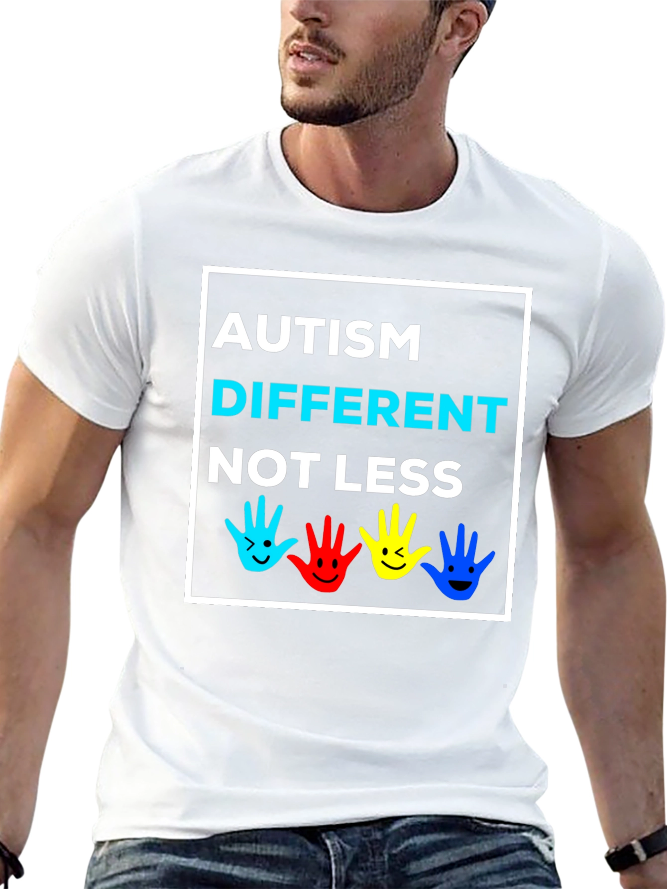 Autism Awareness T-Shirt - Different Not Less