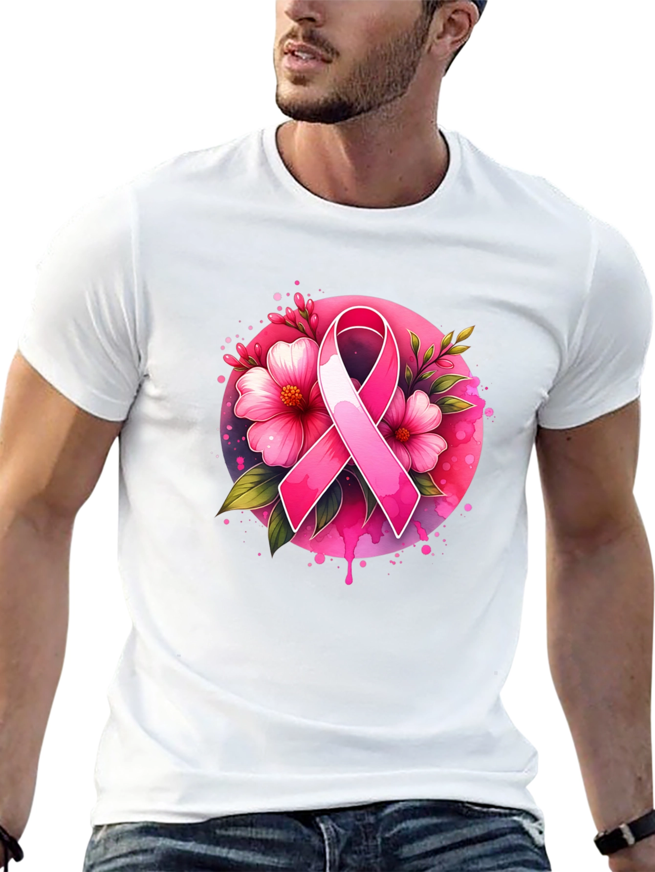 Breast Cancer Awareness Ribbon T-Shirt