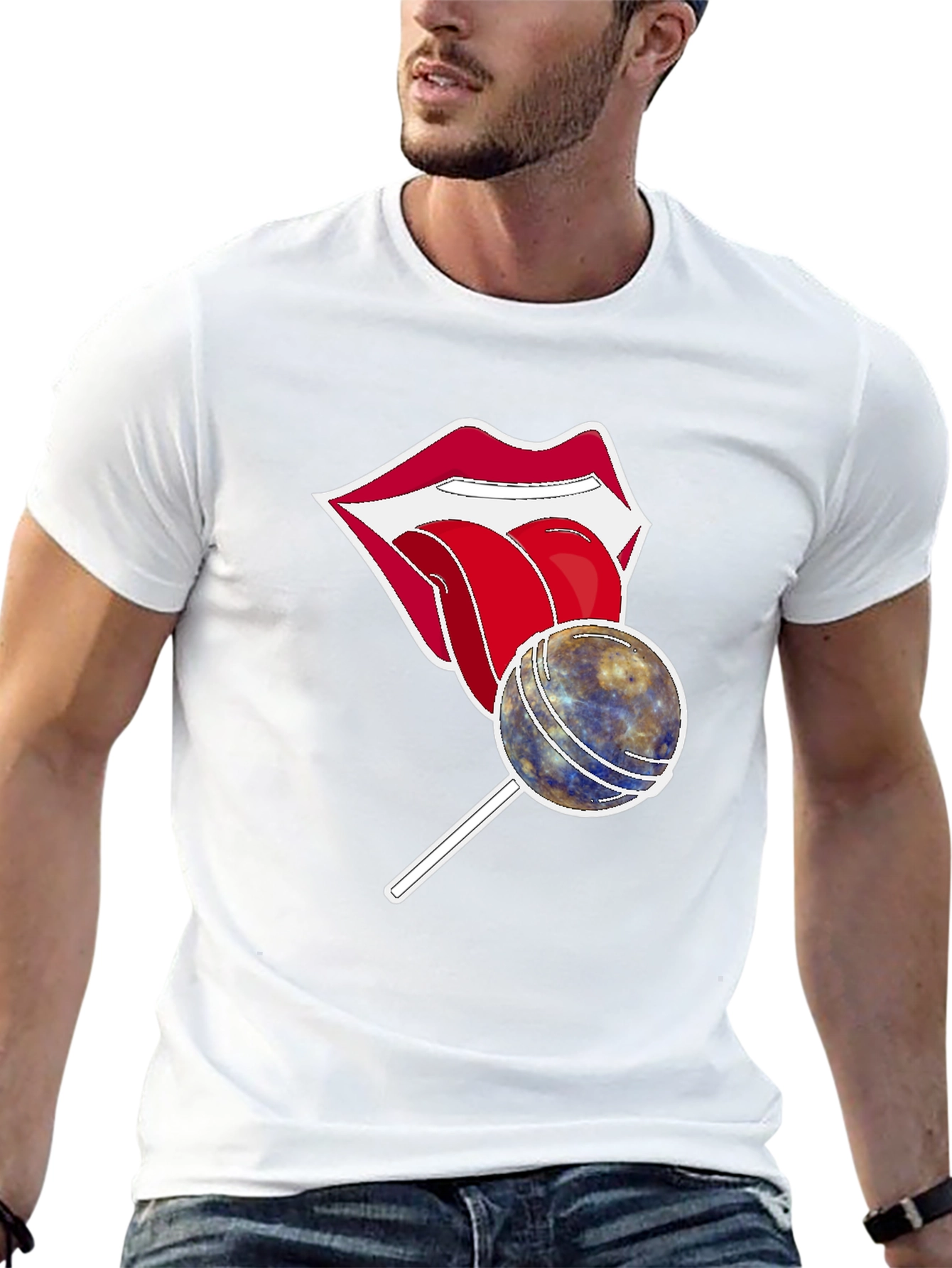 Lips Lollipop Graphic T-Shirt