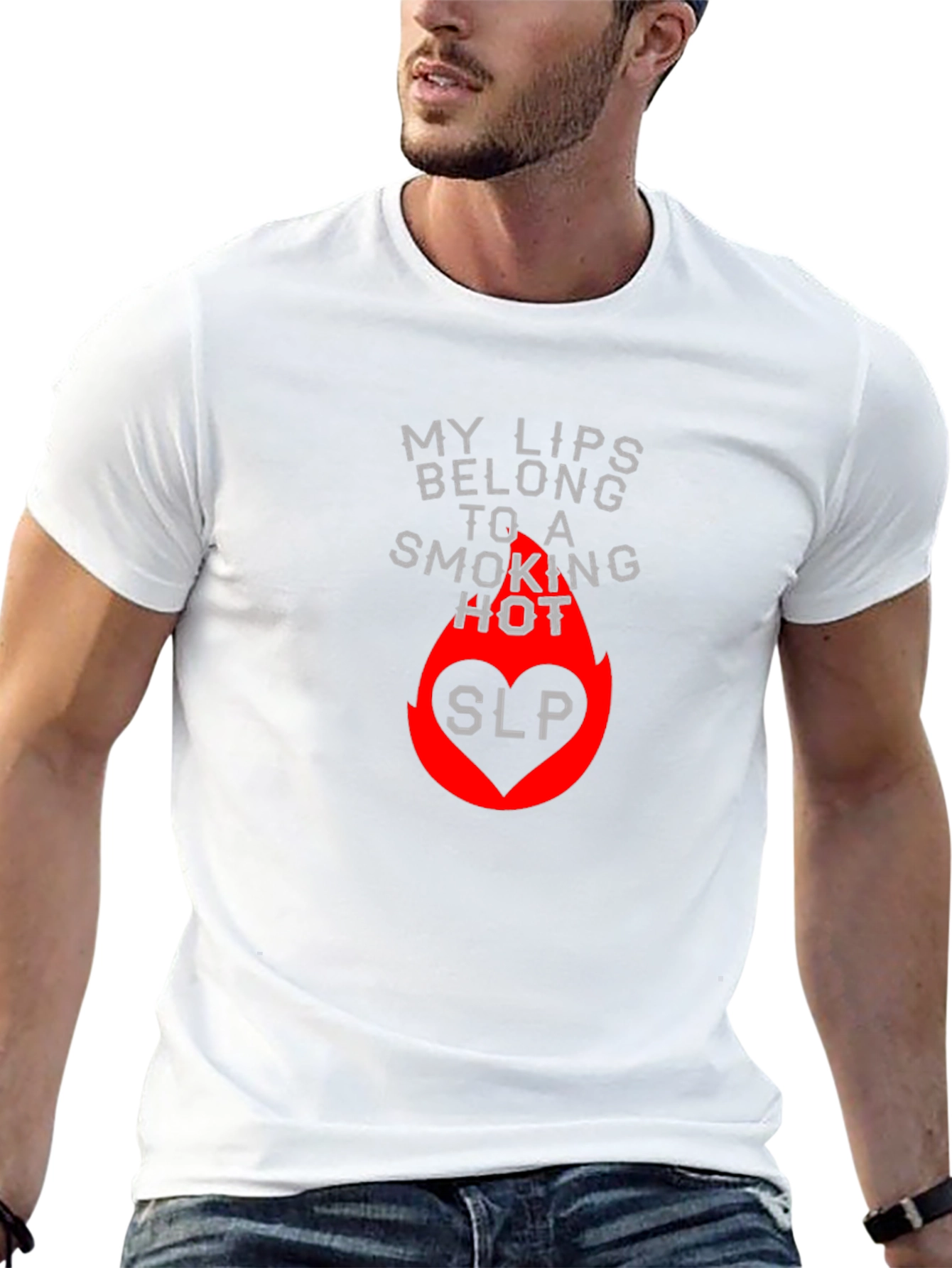 Smoking Hot Lips Graphic Tee - Black Cotton T-Shirt